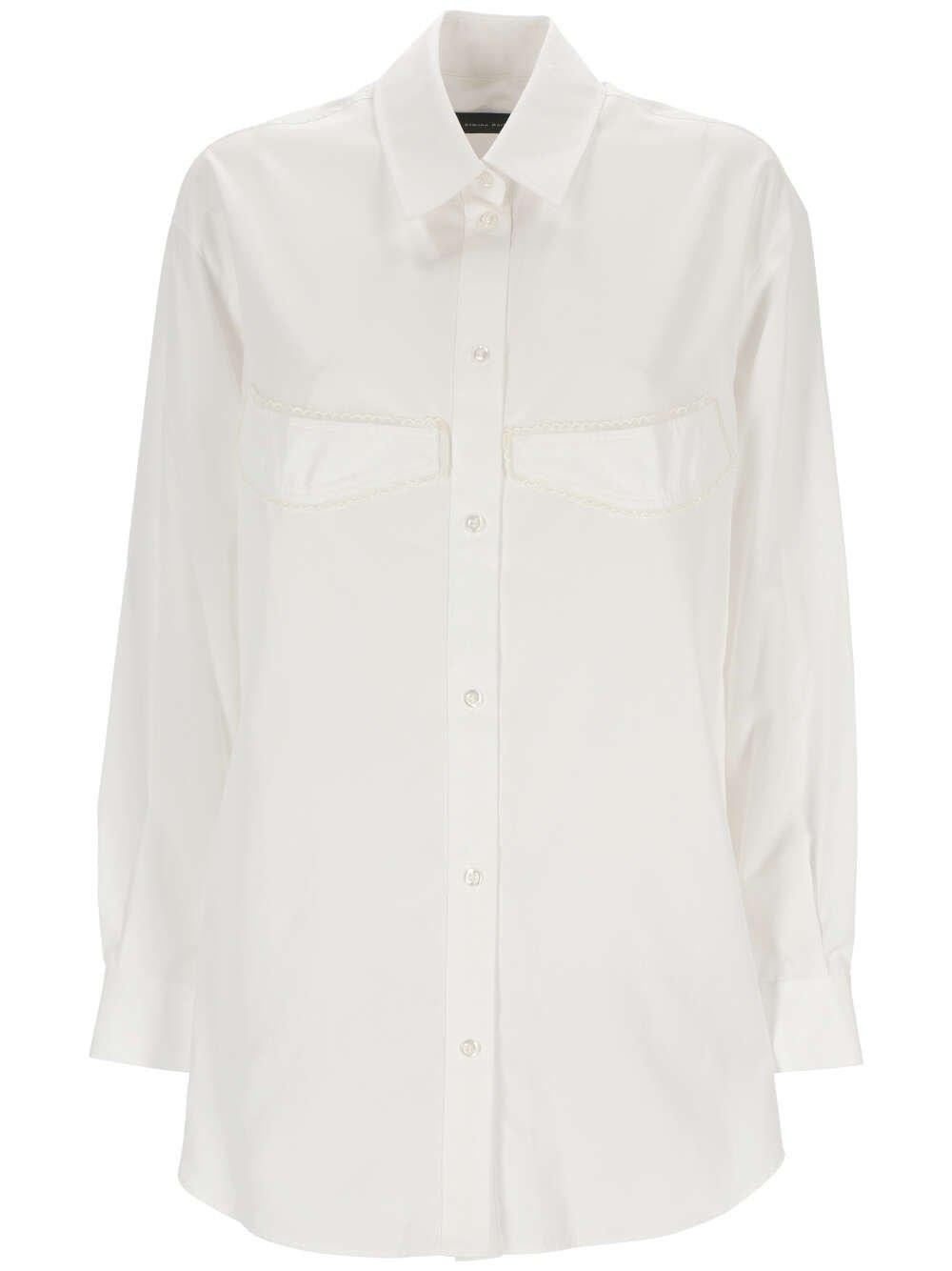 Simone Rocha Cotton-lace Shirt In White