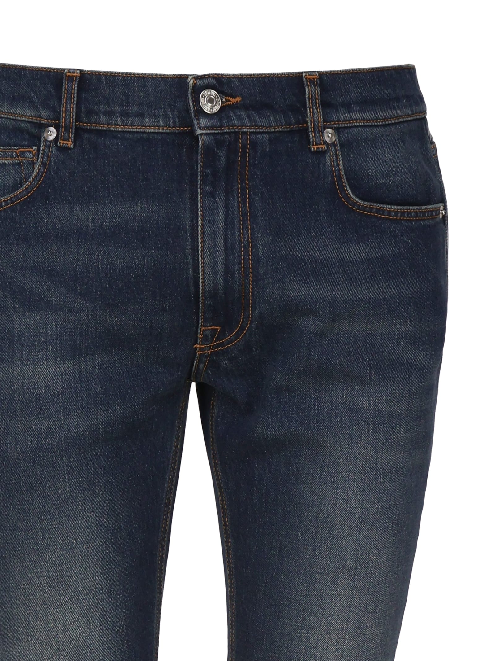 Shop Mauro Grifoni Jeans Jude In Dark Denim