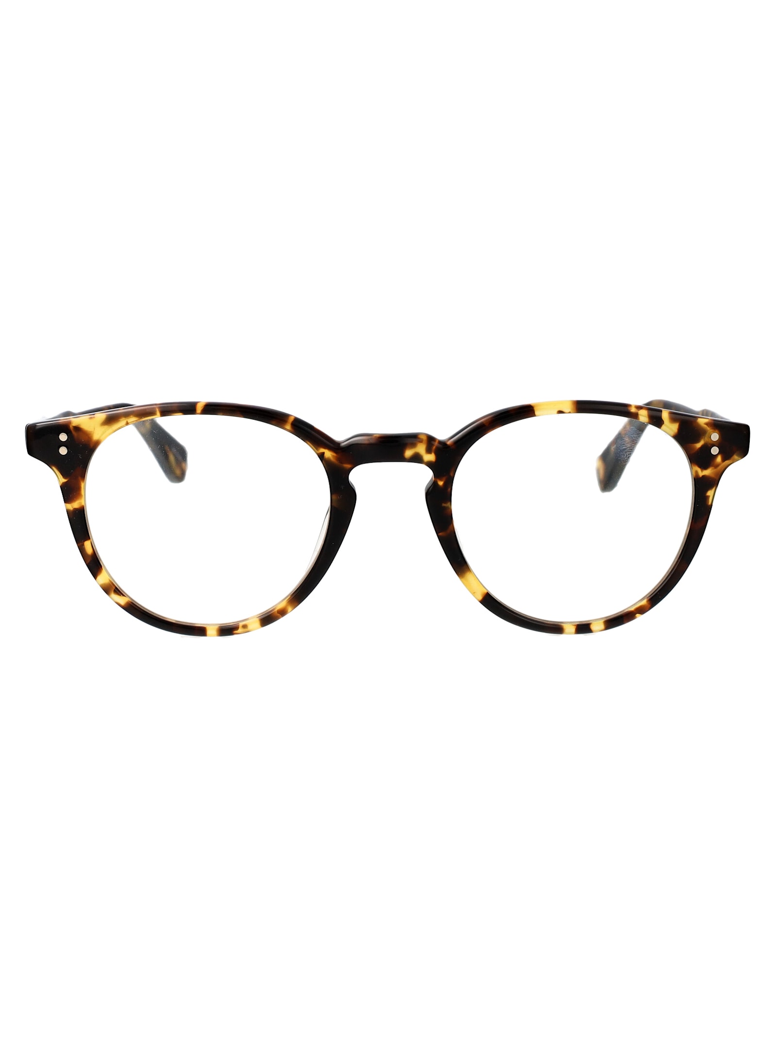 Garrett Leight Clement Tut Glasses In Brown