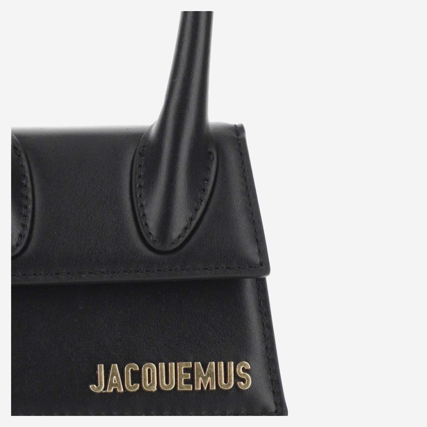 Shop Jacquemus Le Chiquito Bag In Black