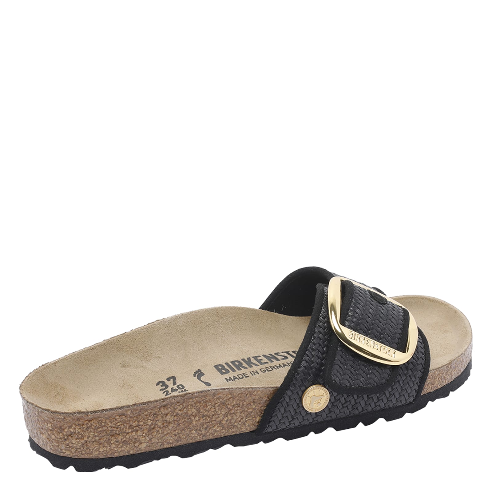 Birkenstock Madrid Buckle-detail Sandals In Black