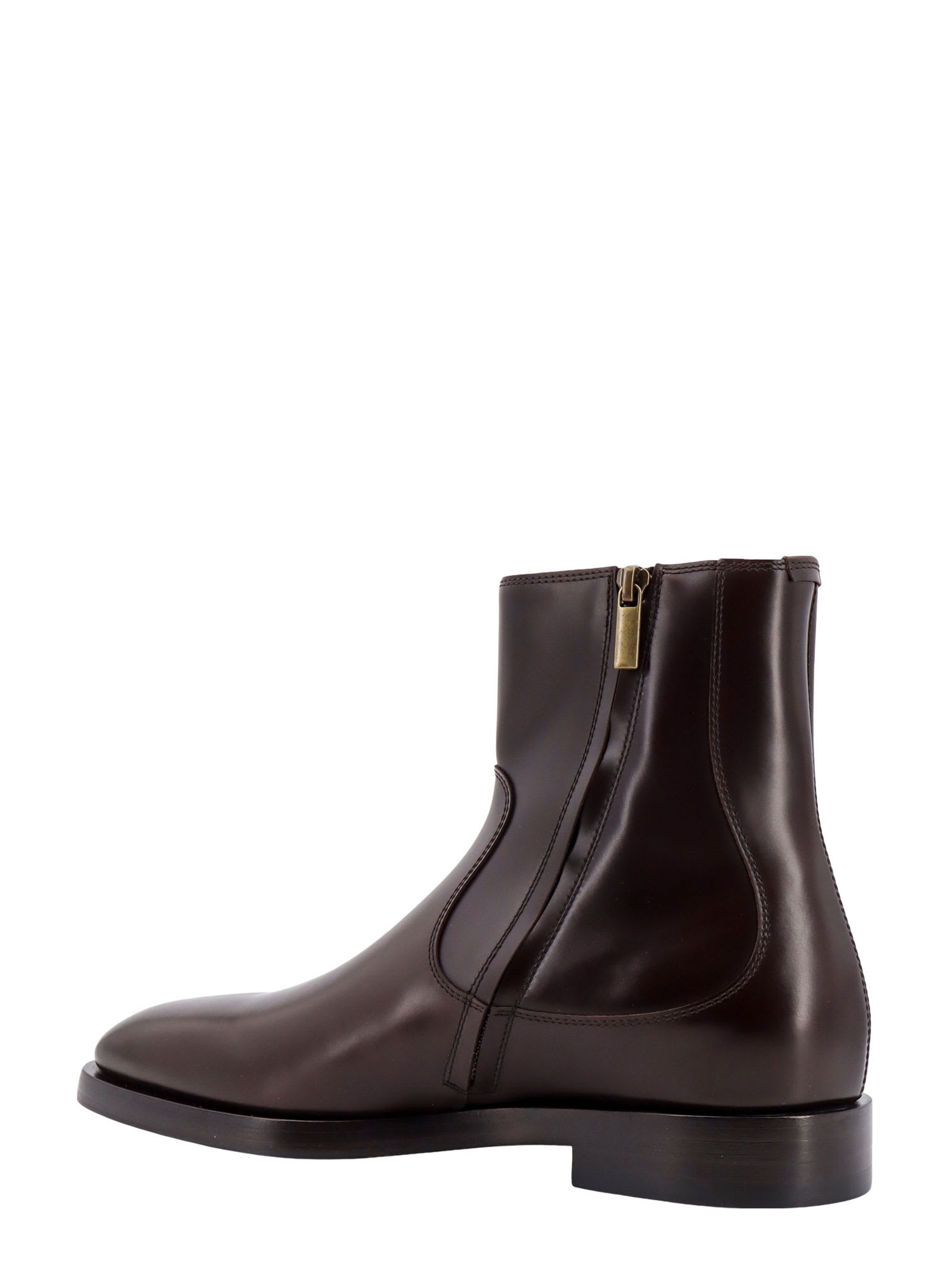 Shop Brunello Cucinelli Boots In Brown