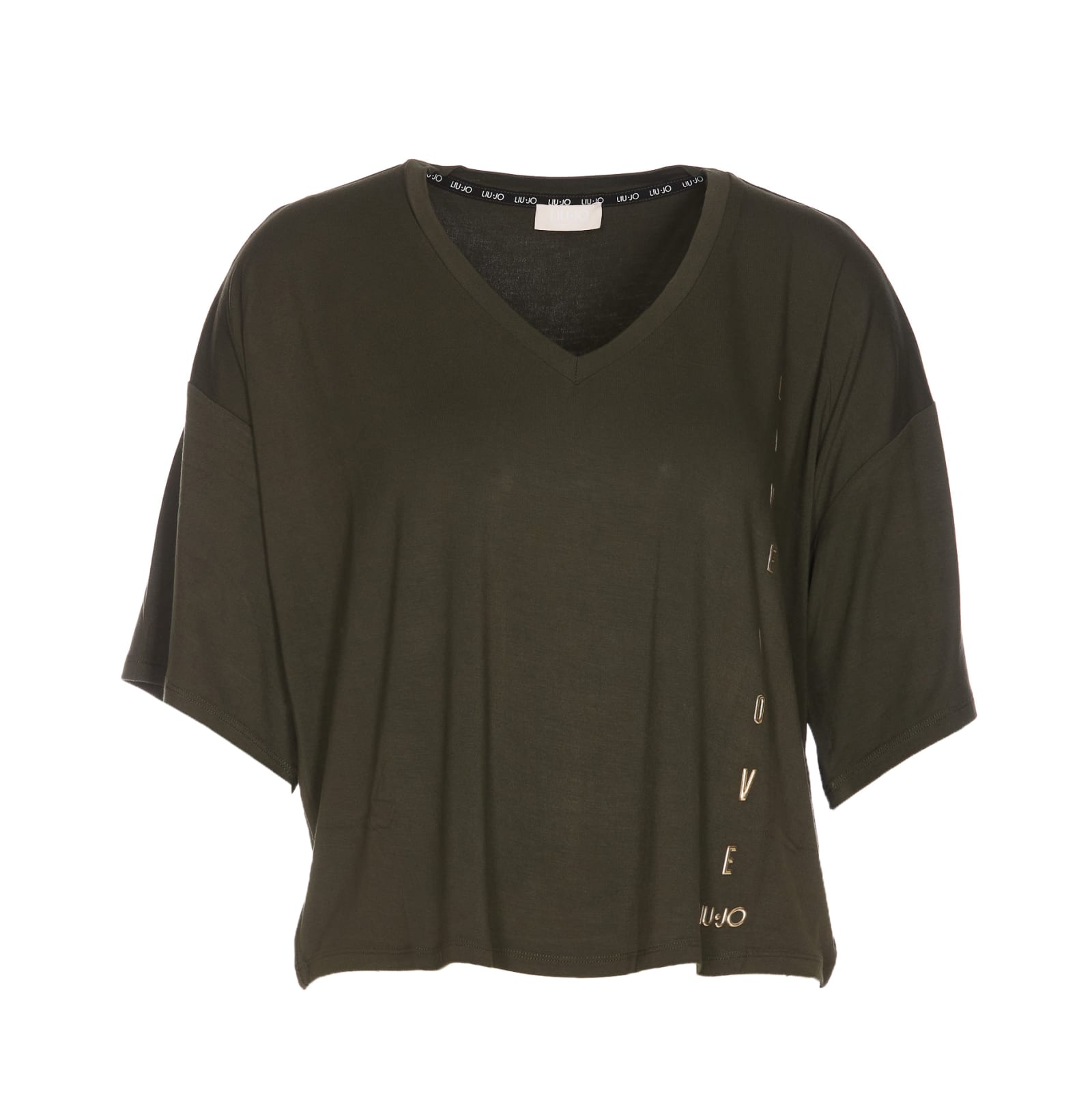 Shop Liu •jo T-shirt In Green