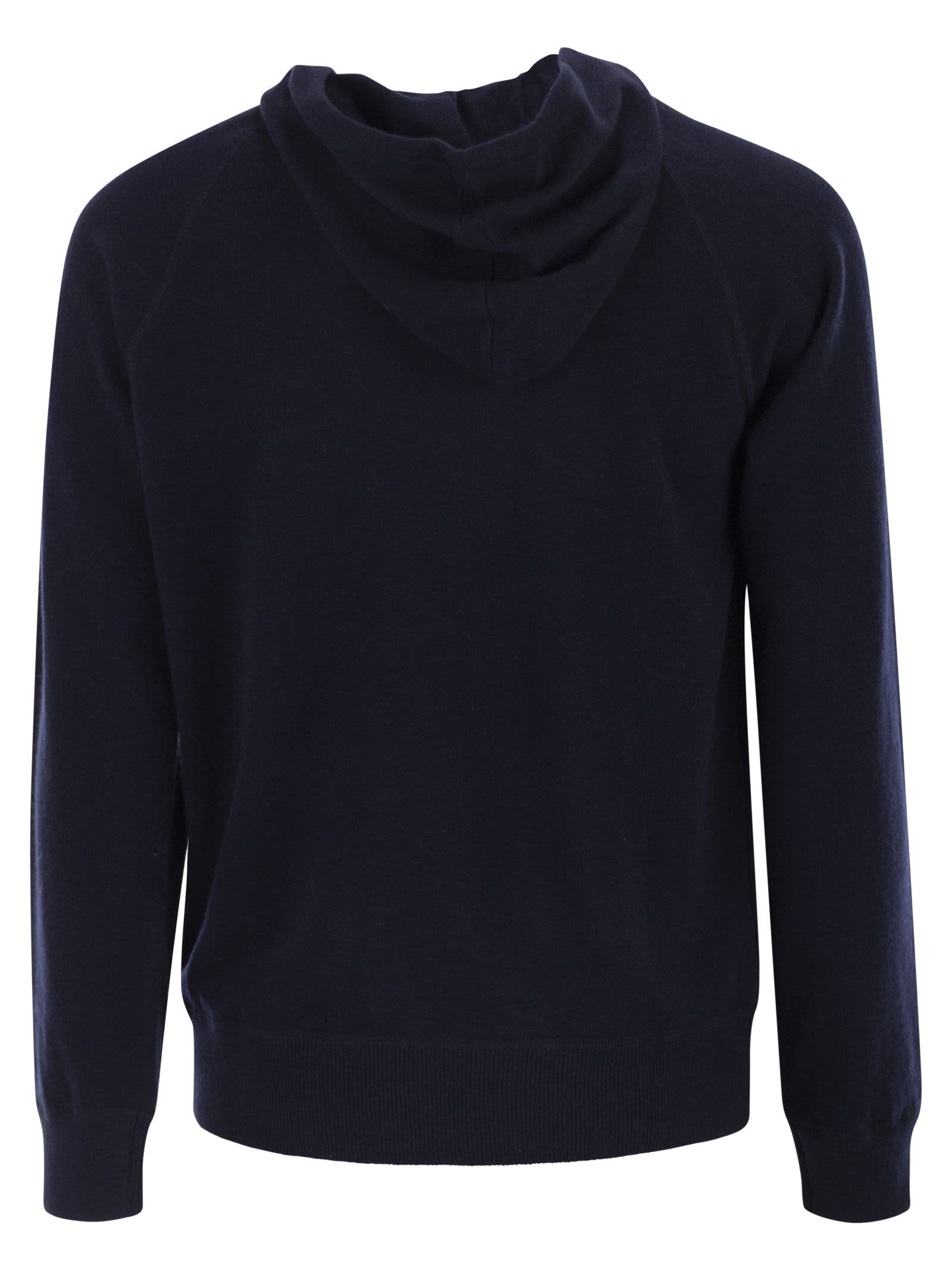 Mc2 Saint Barth Drawstring Hoodie In Black