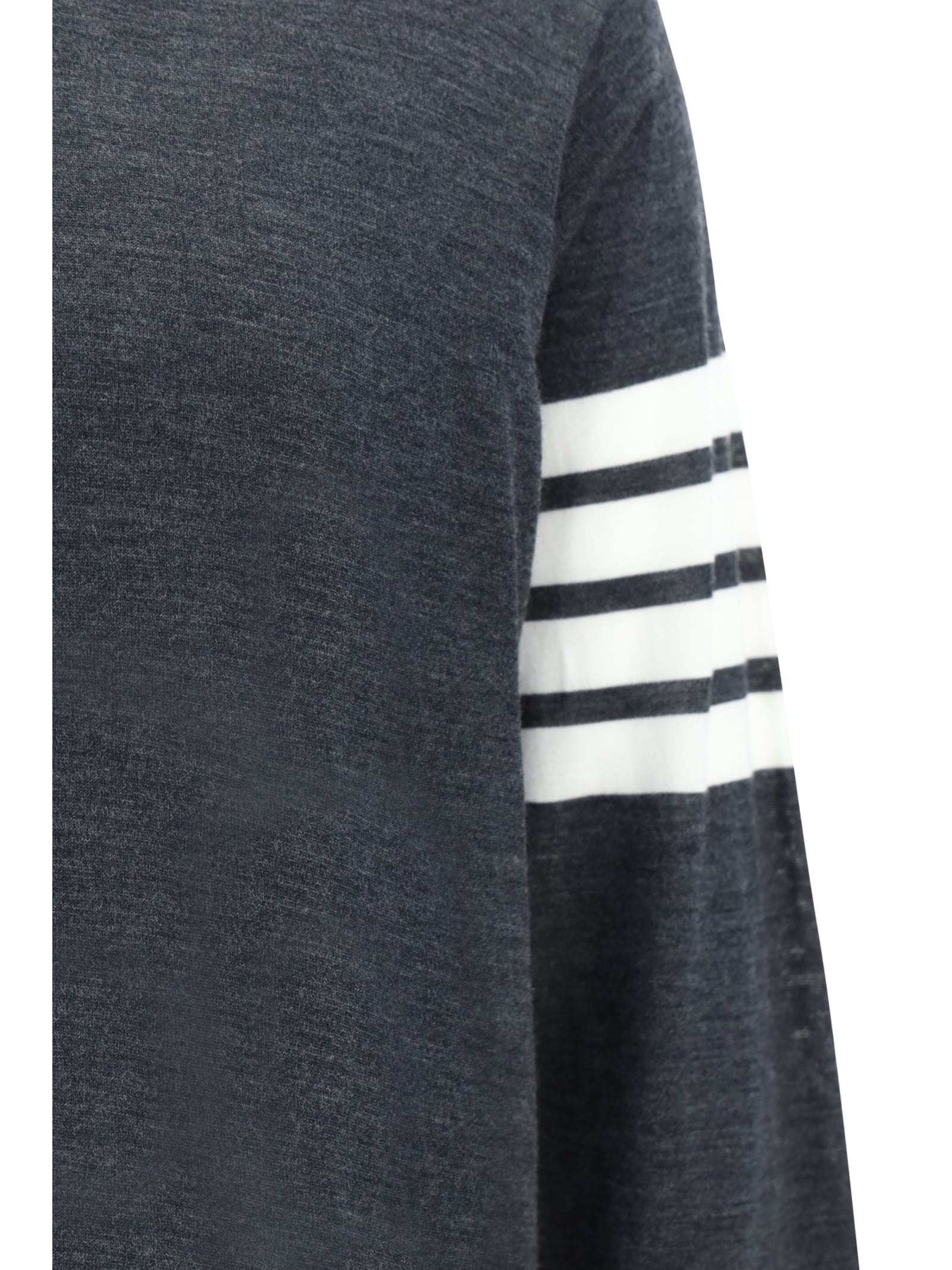 Shop Thom Browne Sweater In Dark Grey