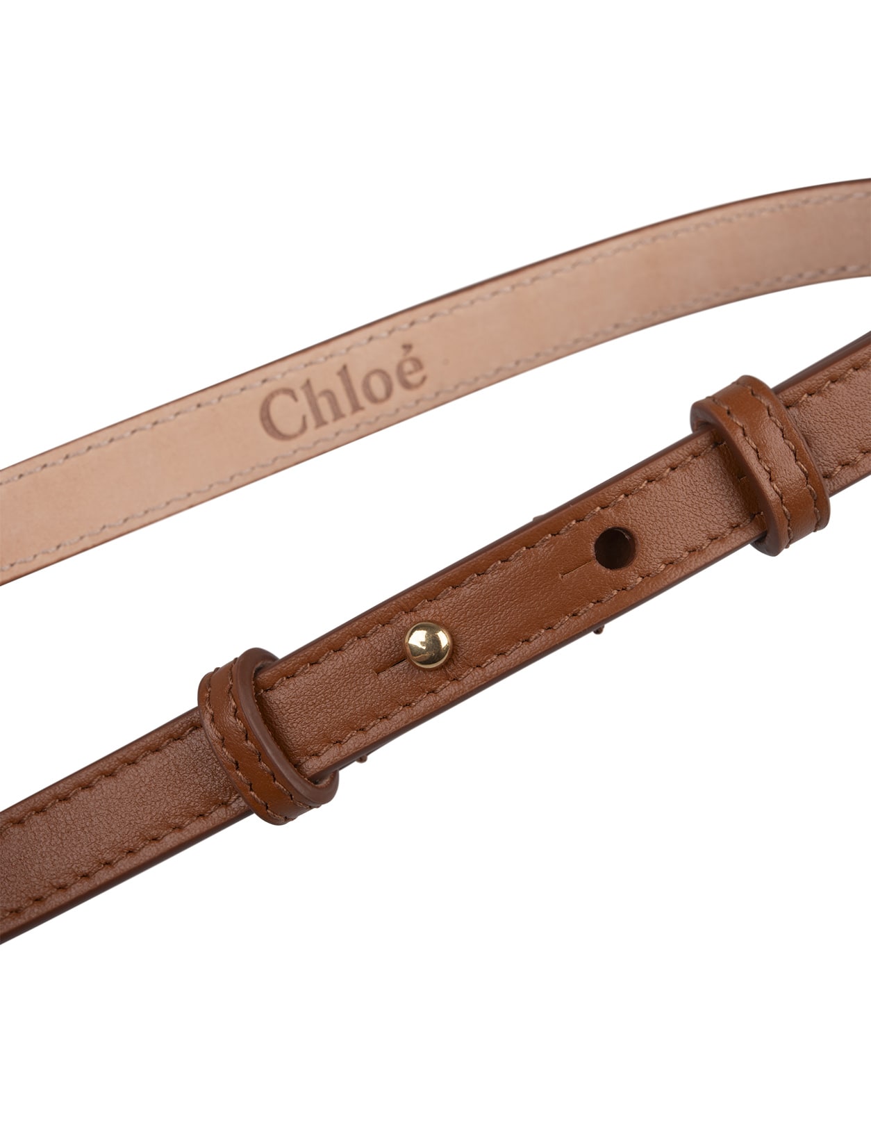 Chloé Brown Iconic Small Belt In Brown