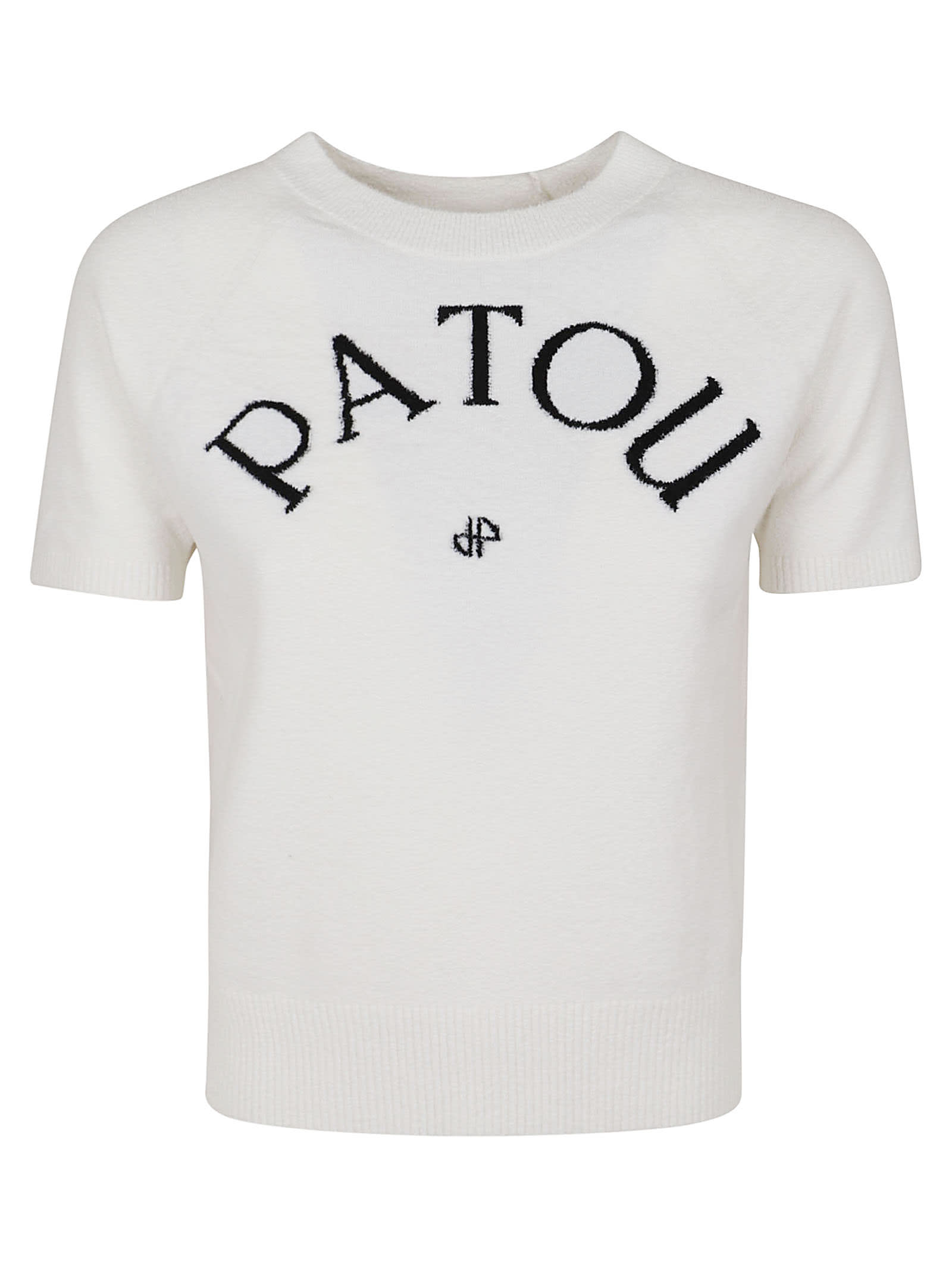 Shop Patou Jacquard Terry Knit In W White