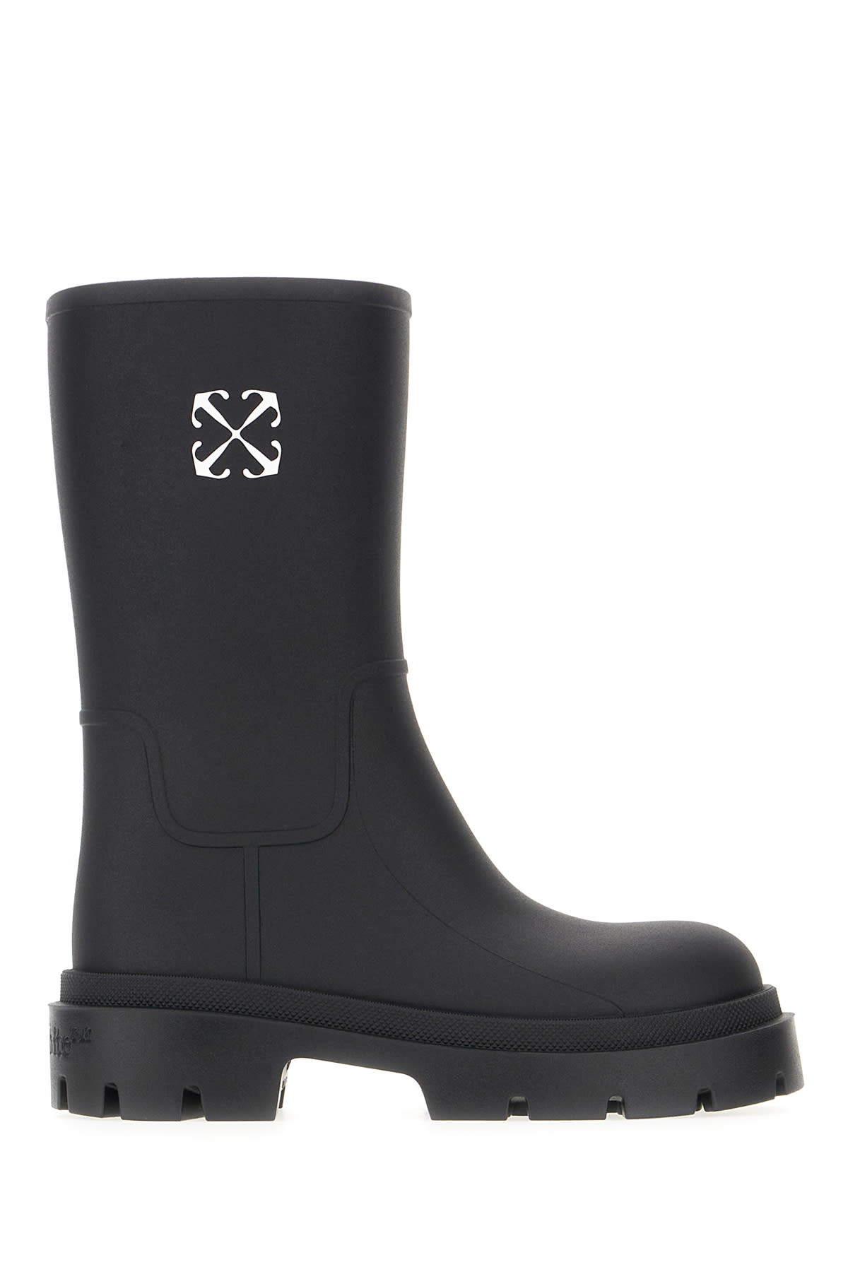 Off-white Black Pvc Boots