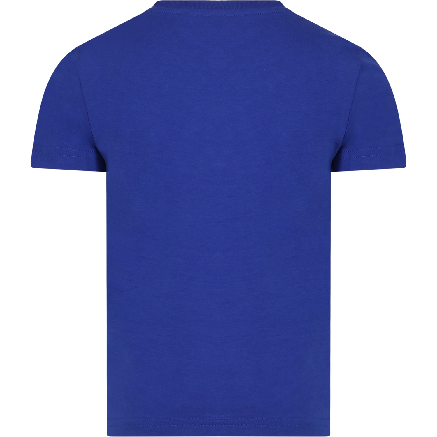 Shop Dsquared2 Blue T-shirt For Boy With Logo In Light Blue