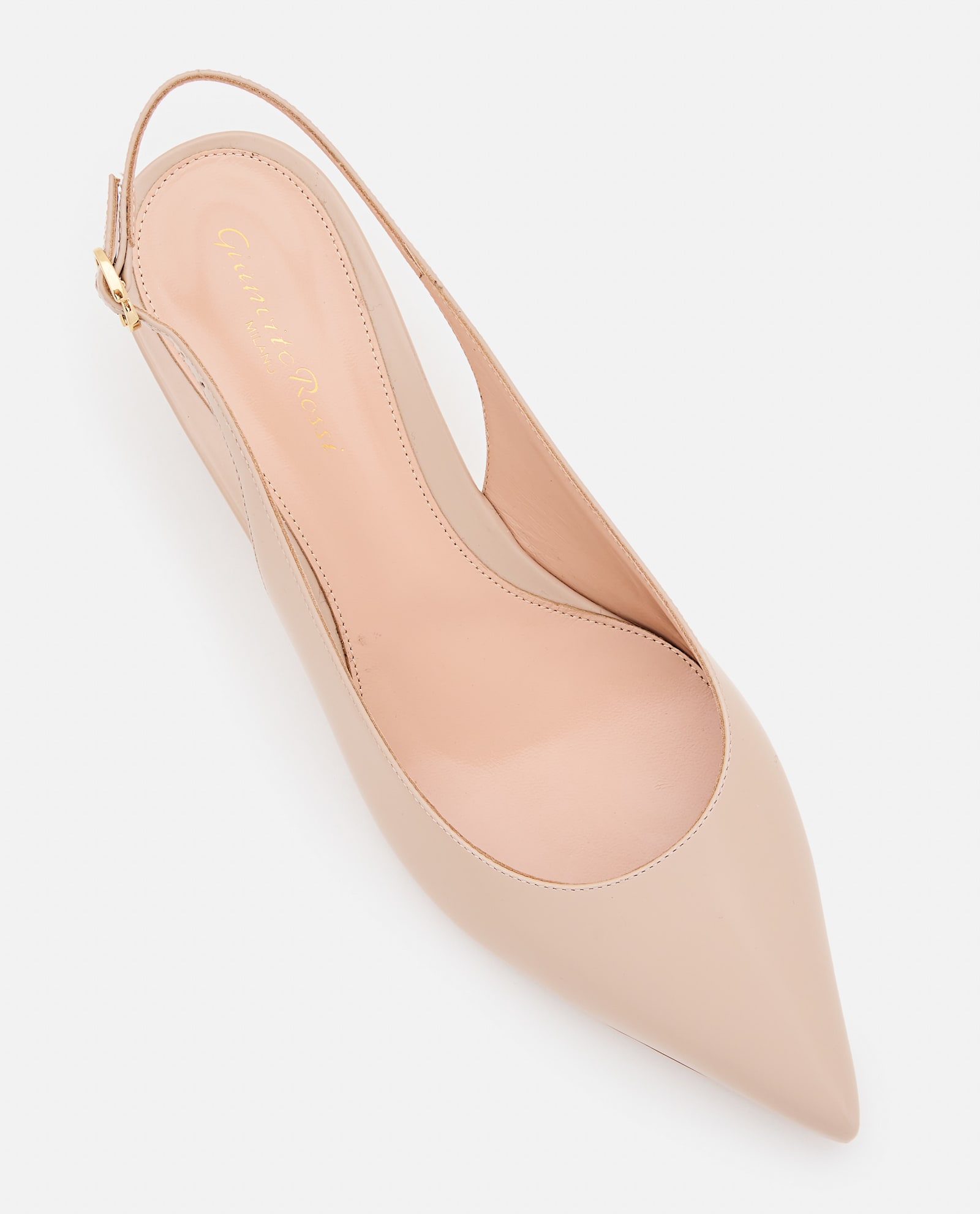 GIANVITO ROSSI フレイテットタフルストラッフサンタル Gianvito Rossi Piper Sling 45 Tokio In Pink | ModeSens