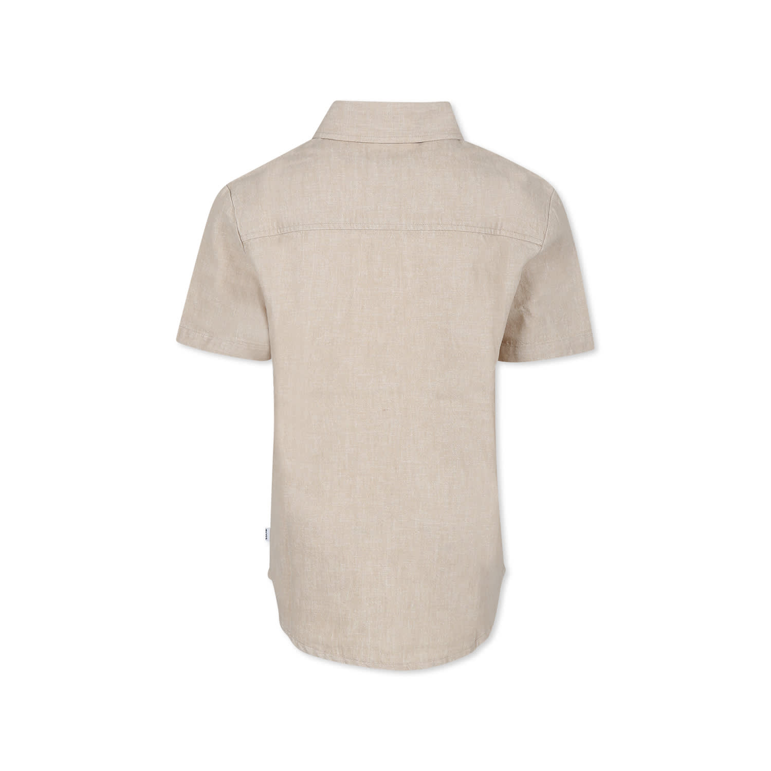 Hugo Boss Beihe Shirt For Boy With Logo In Beige