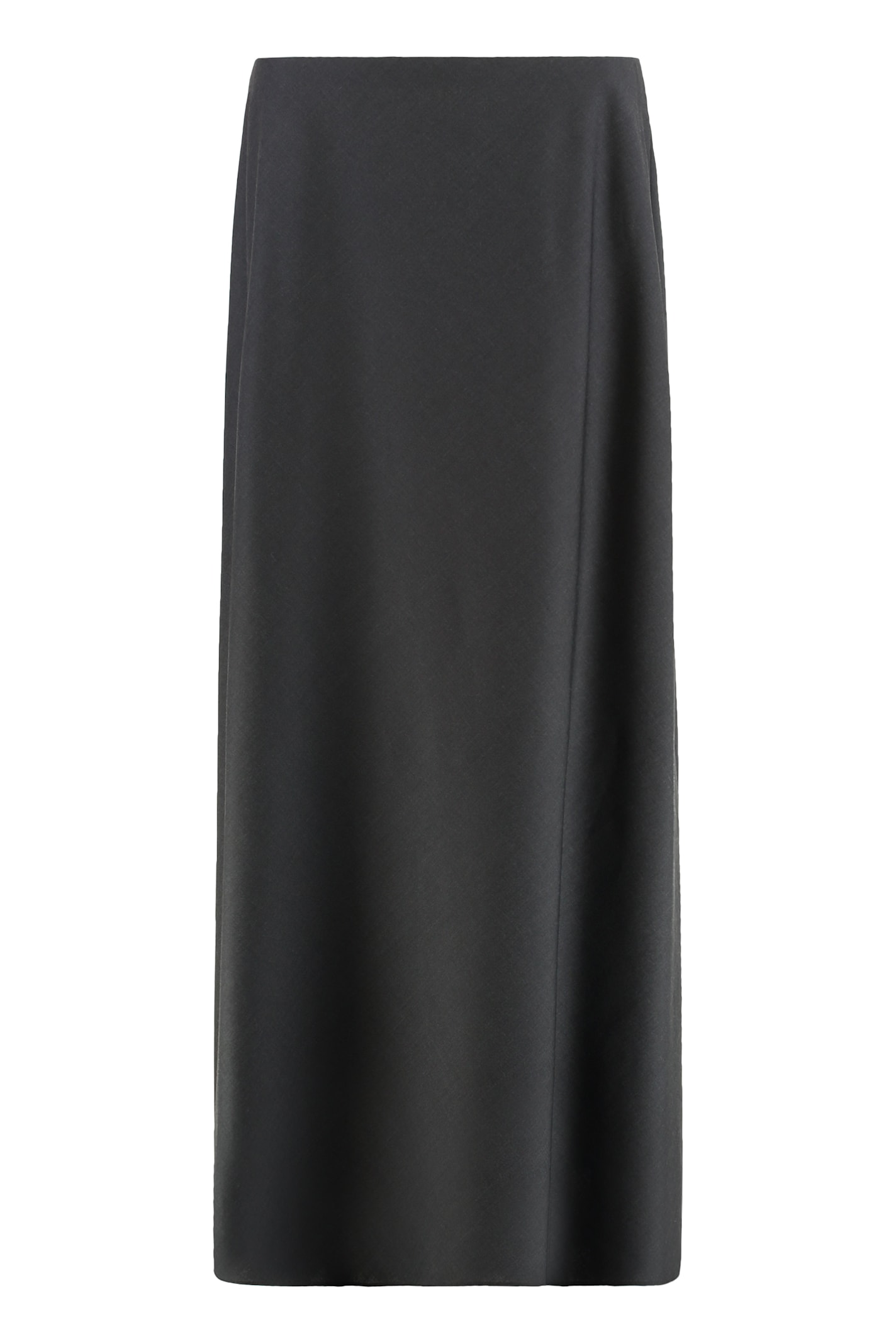 Alberta Ferretti Midi Skirt In Gray