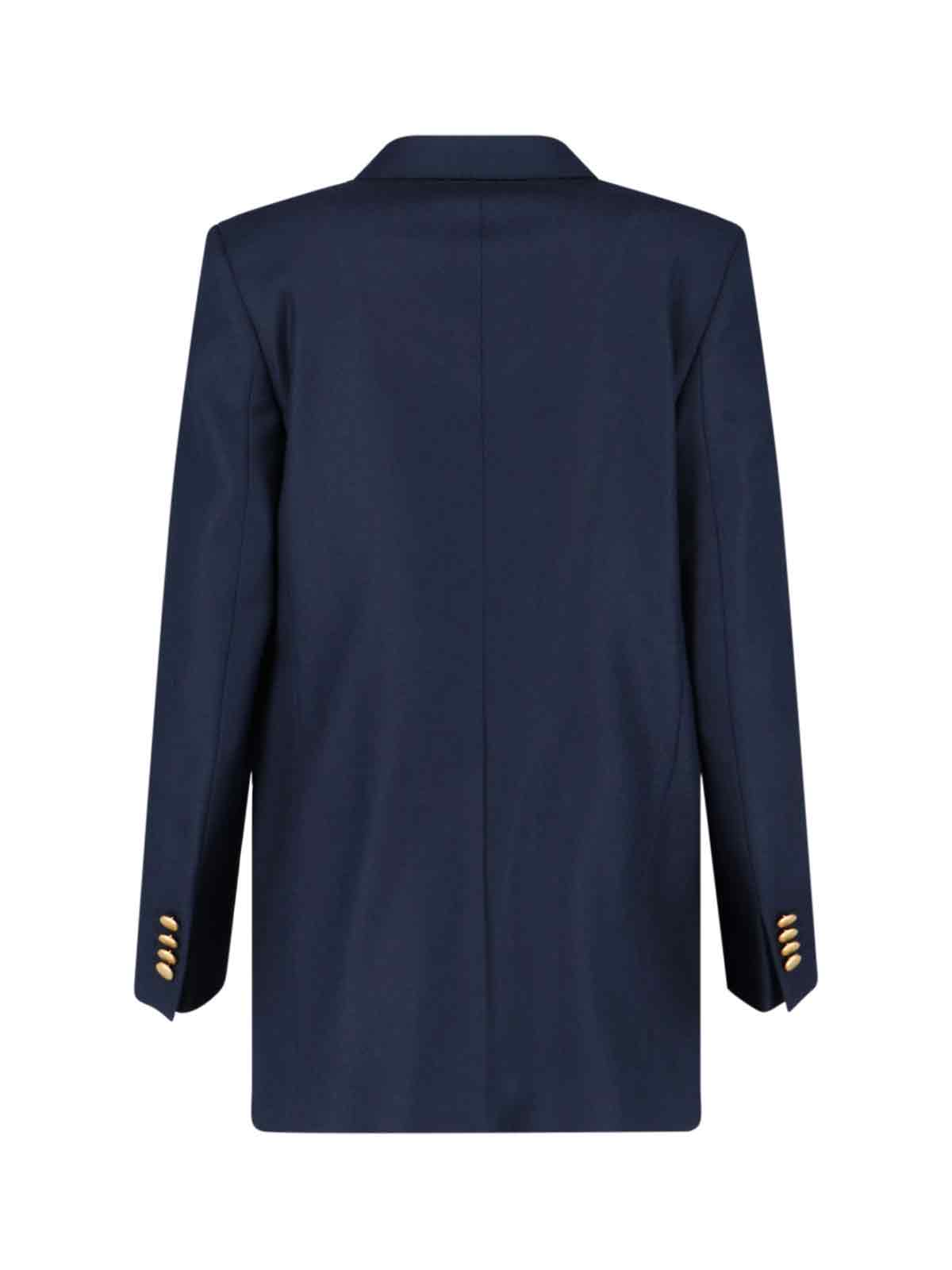 Tagliatore Tailored Double-breasted Jacket With Gold Buttons In Blue