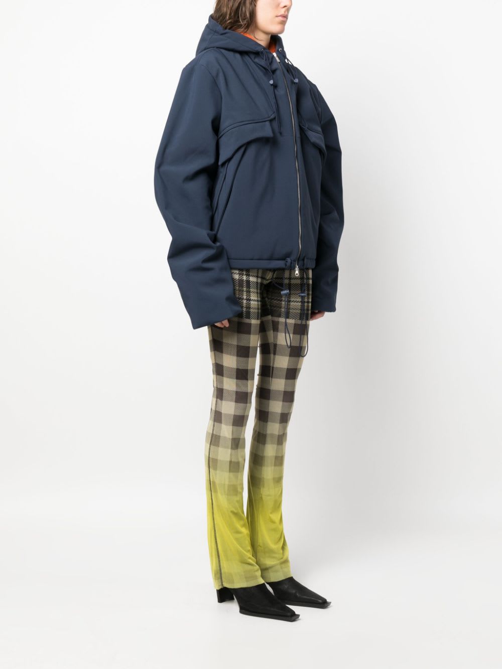 Ottolinger Hooded Jacket In Blue