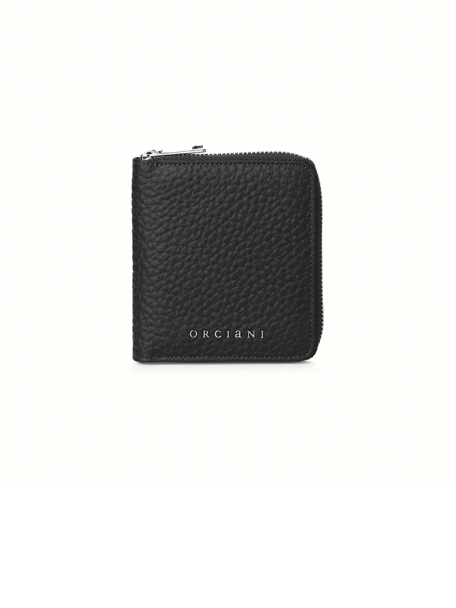 ORCIANI BLACK SOFT LEATHER WALLET