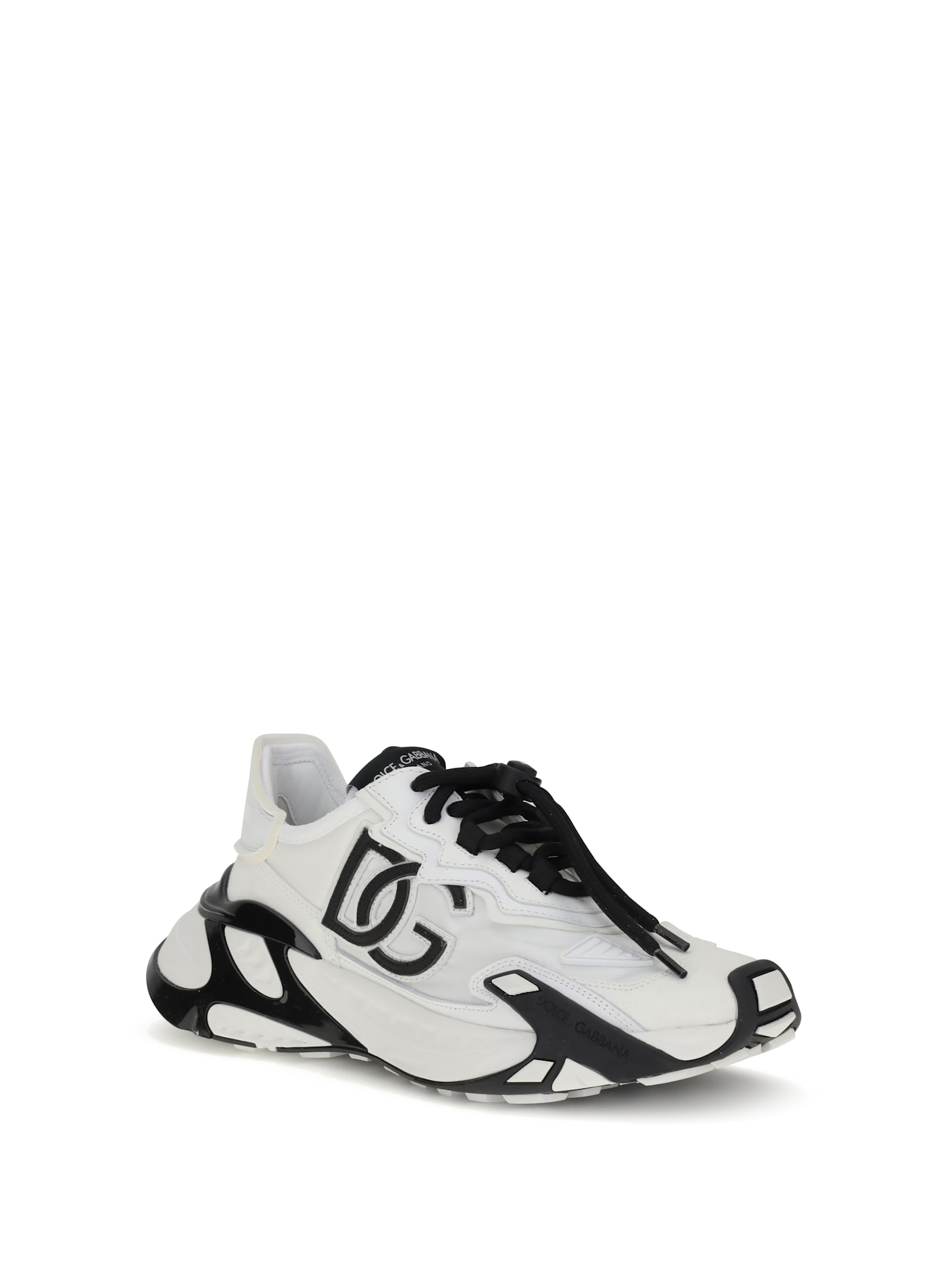 Dolce & Gabbana Sneaker Day Faster Black And White In White