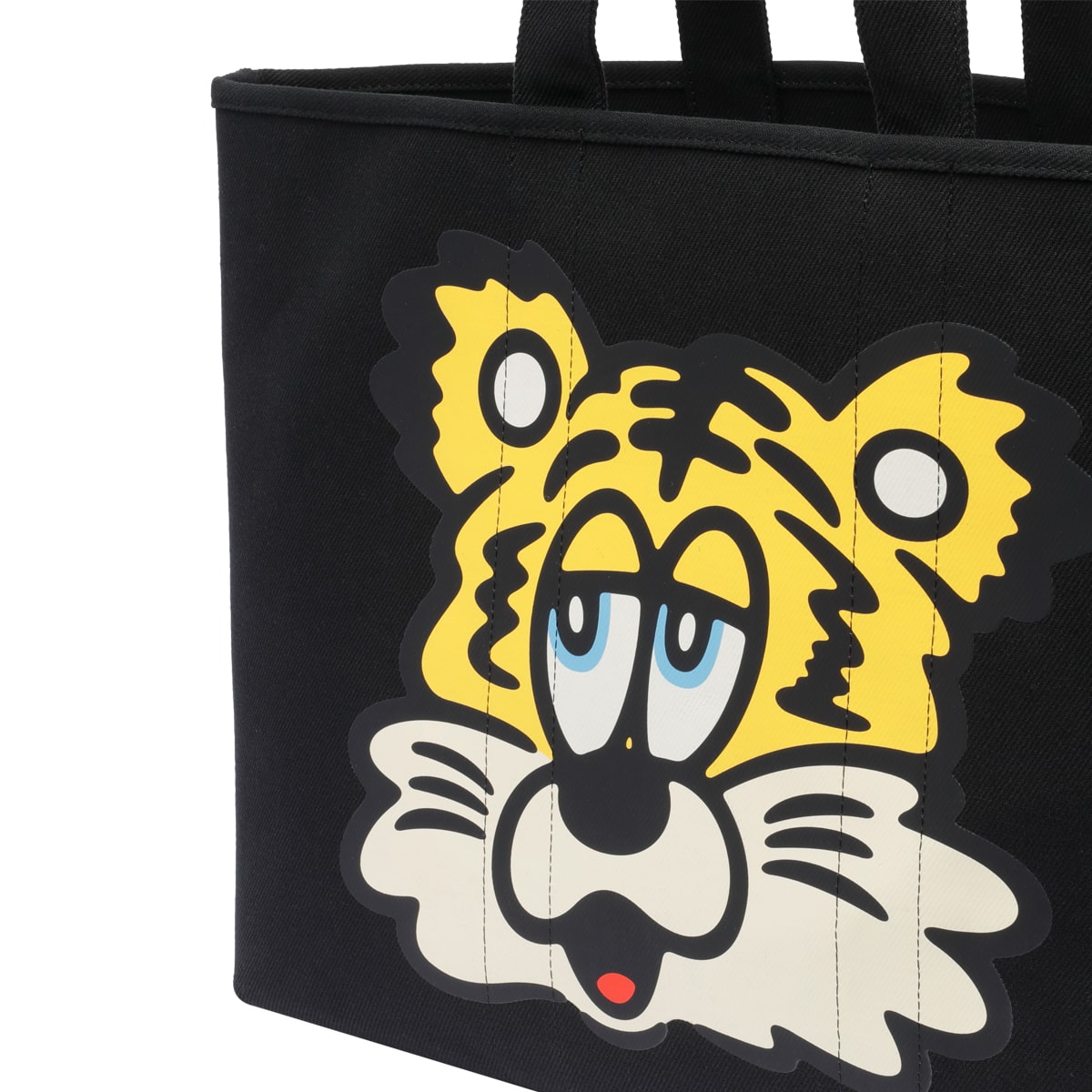 Kenzo Large Pattern Shoulder Bag In Black