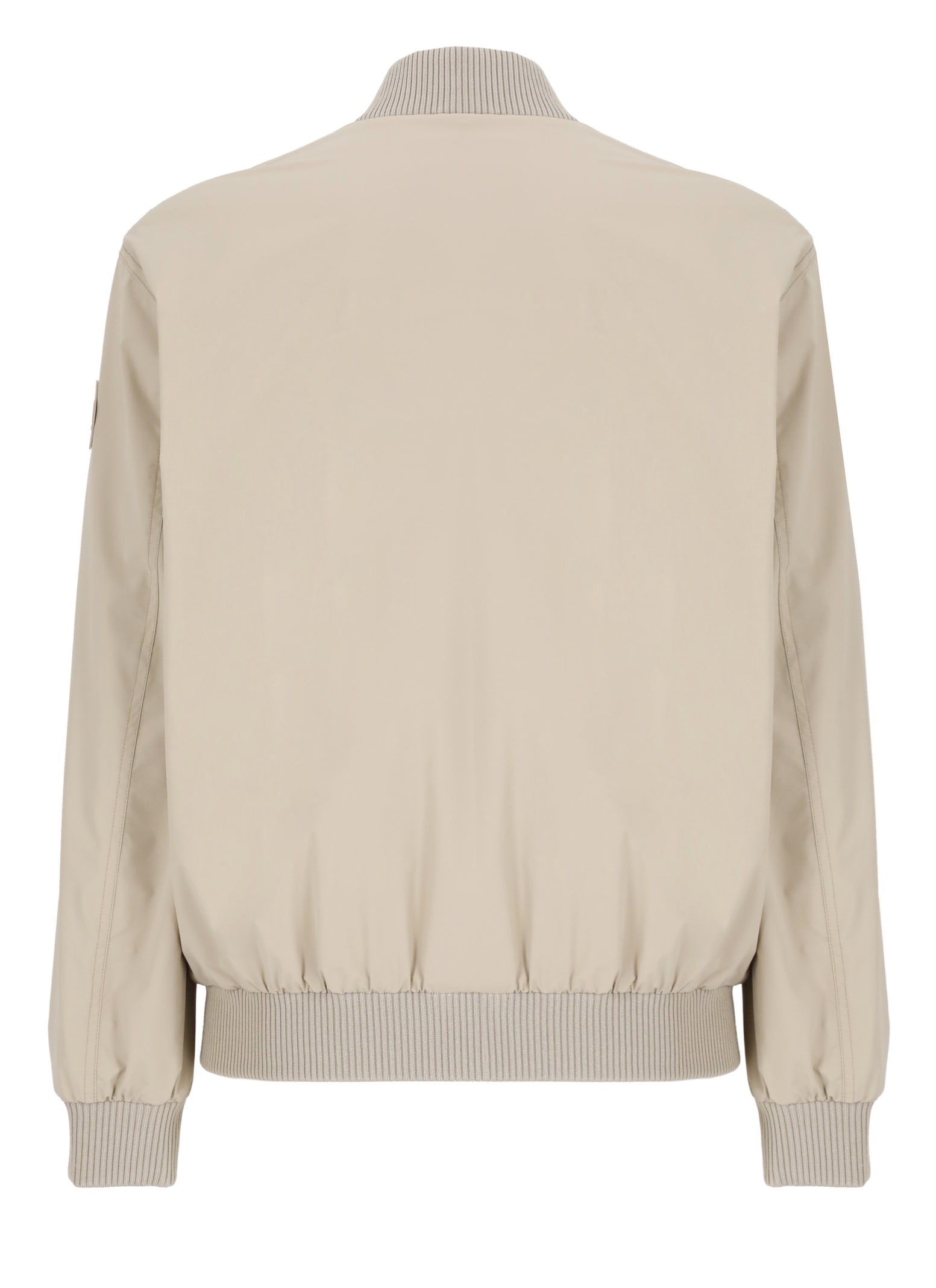 Shop Woolrich Matt Stretch Bomber In Rope