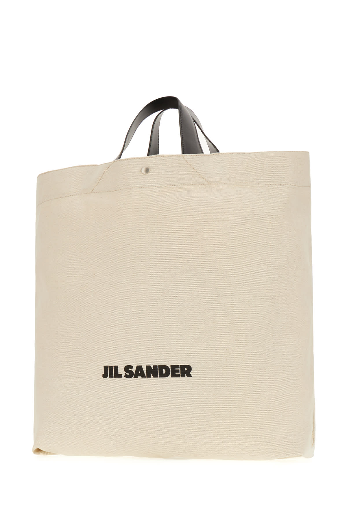 Shop Jil Sander Sand Canvas Shopping Bag In 280