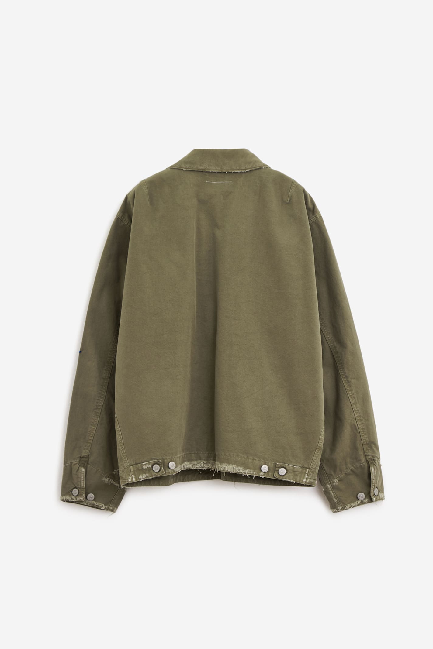 Mm6 Maison Margiela Sportsjacket Casual Jackets, Parka Green In Green
