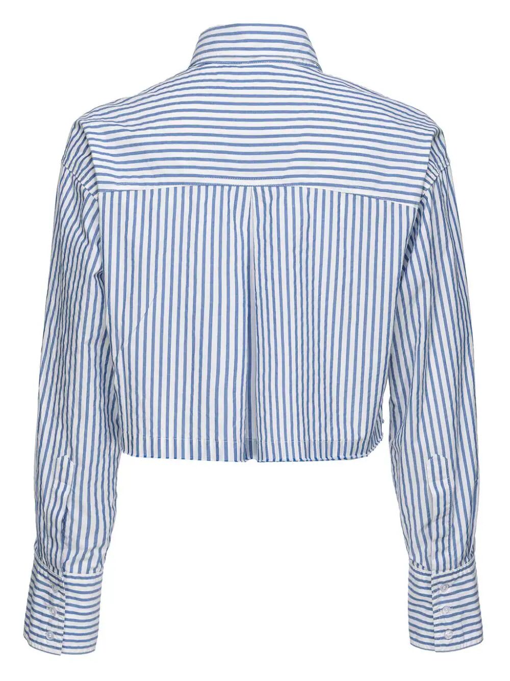 Shop Pinko Pergusa Shirt In White Light Blue