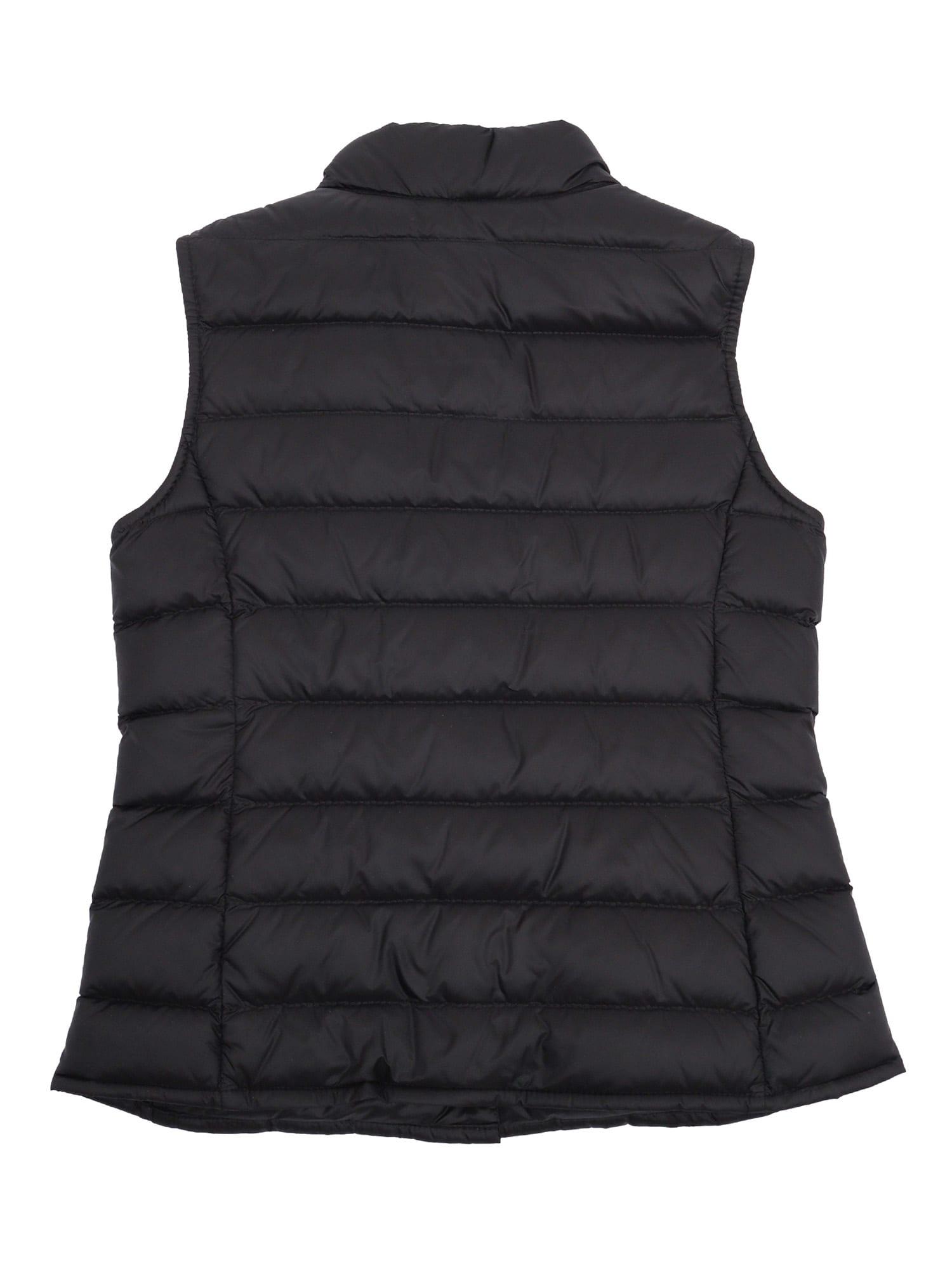 Moncler Quilted Feather-down Gilet In Black