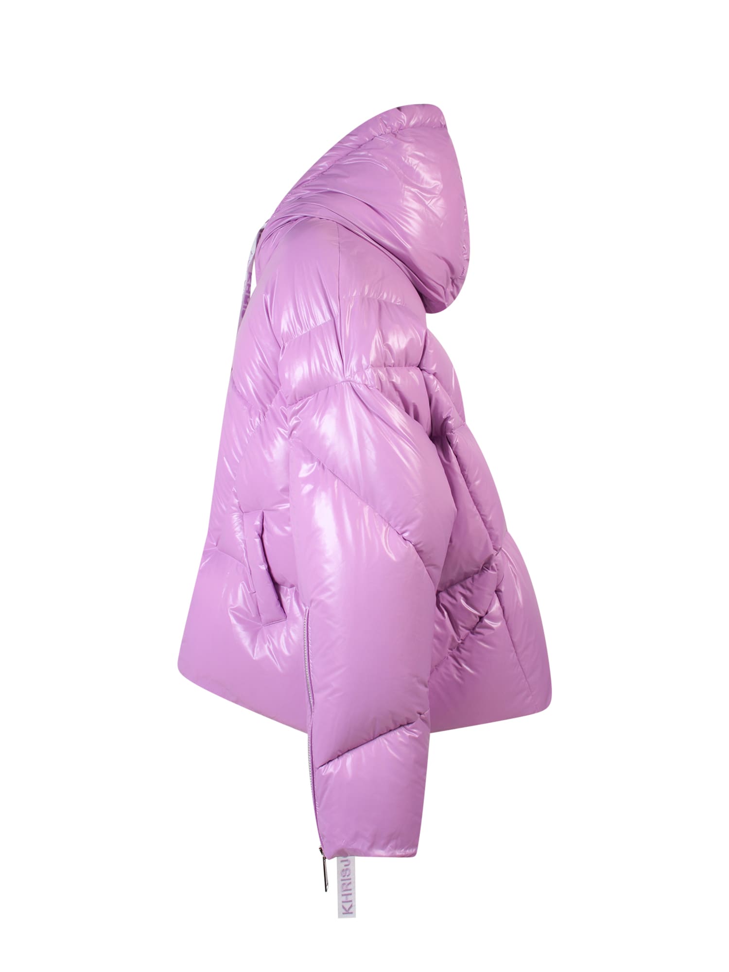 Khrisjoy Khris Iconic Shiny Puffer Jacket In Fucsia | ModeSens