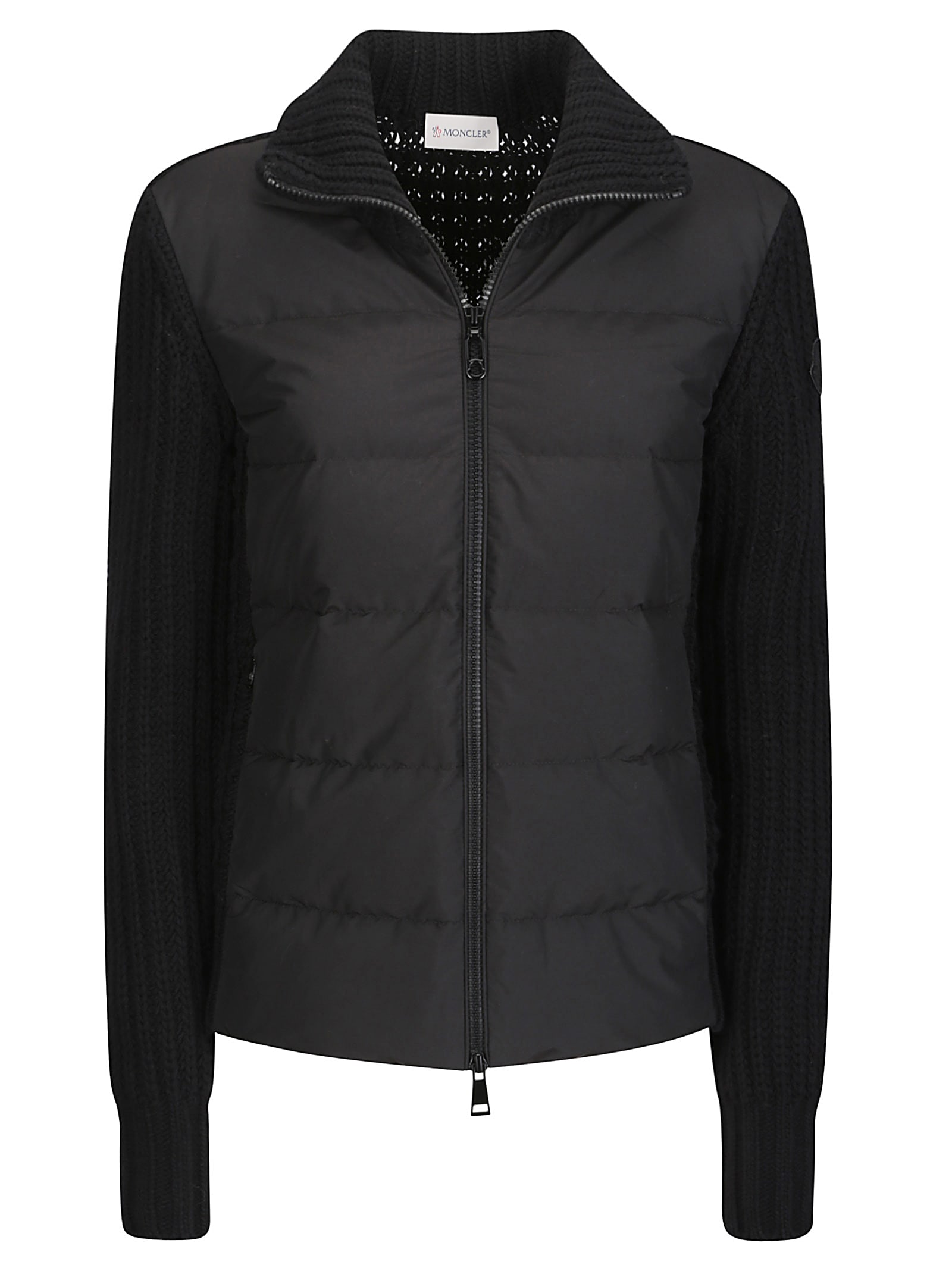 Shop Moncler Cardigan In Black