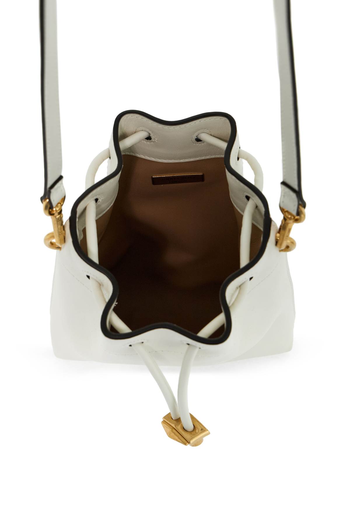 Shop Jimmy Choo Bon Bon Bucket N/s Shoulder Bag In Latte Gold (white)