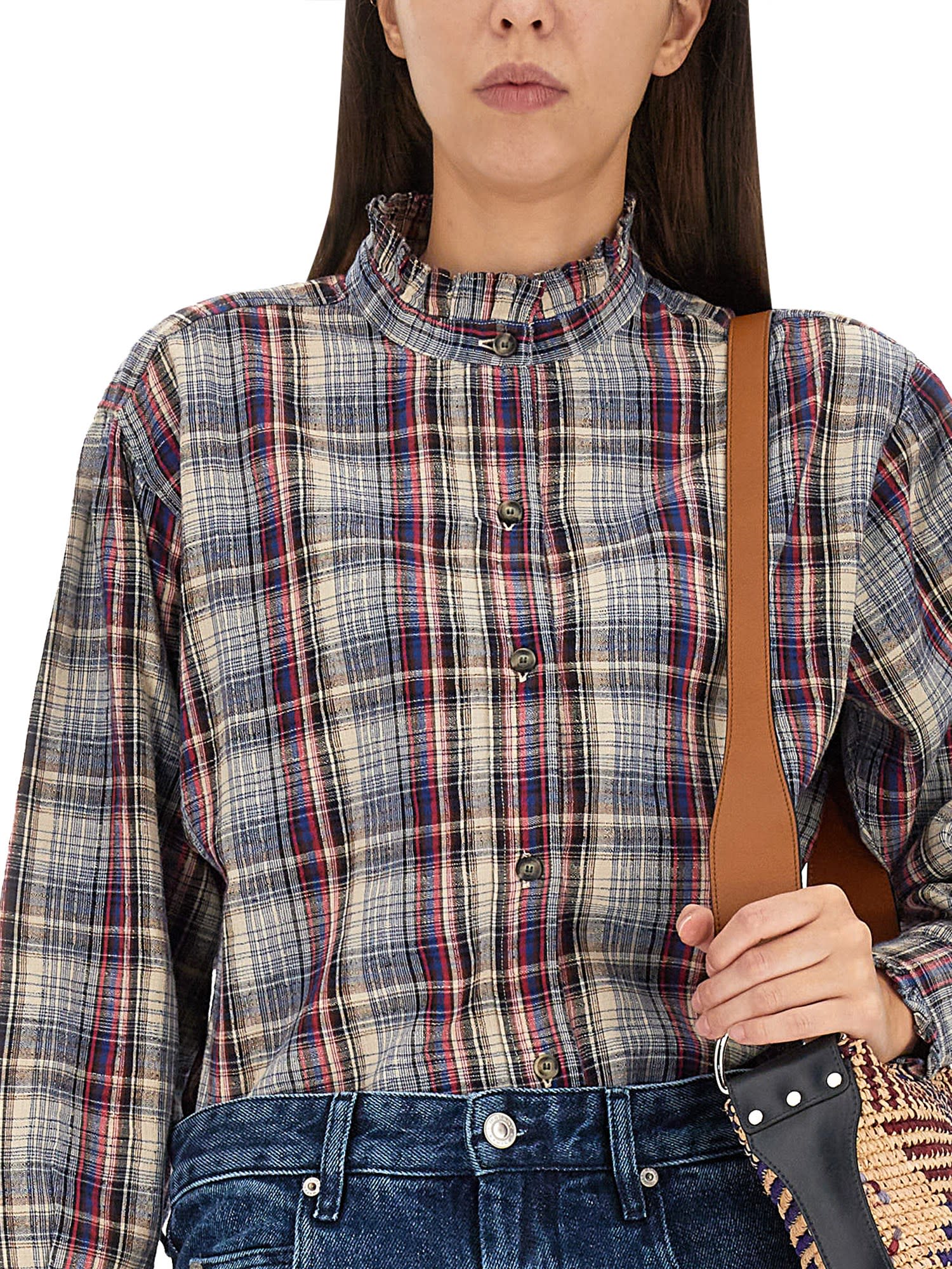 Isabel Marant Étoile Isabel Marant Etoile Saoli Shirt In Blue Check