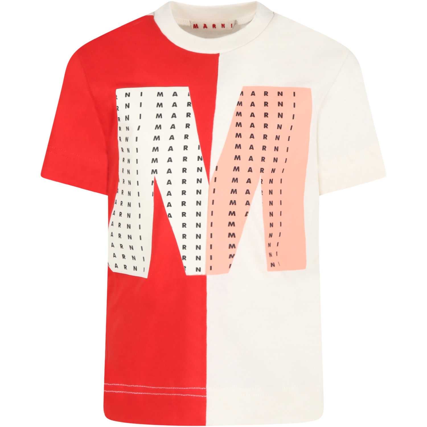 Marni Multicolor T-shirt For Kids With Logos