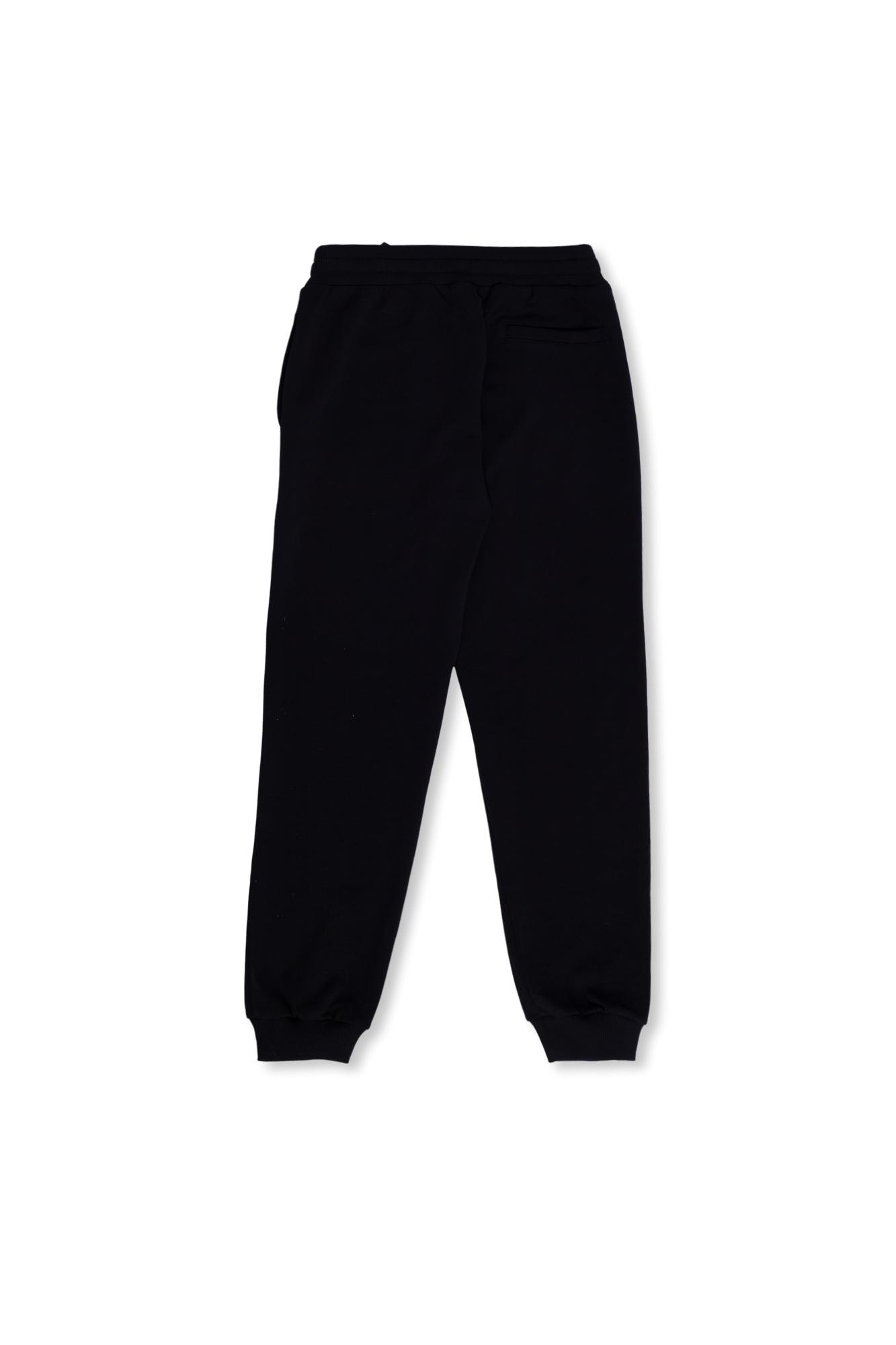 Shop Dolce & Gabbana Kids Logo-printed Sweatpants In Black