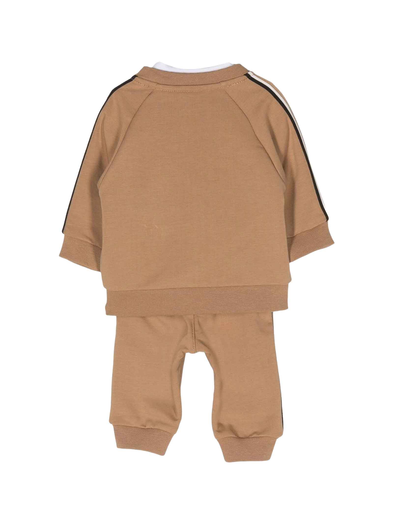 Hugo Boss Multicolor Outfit For Baby Boy With Logo In Beige ModeSens