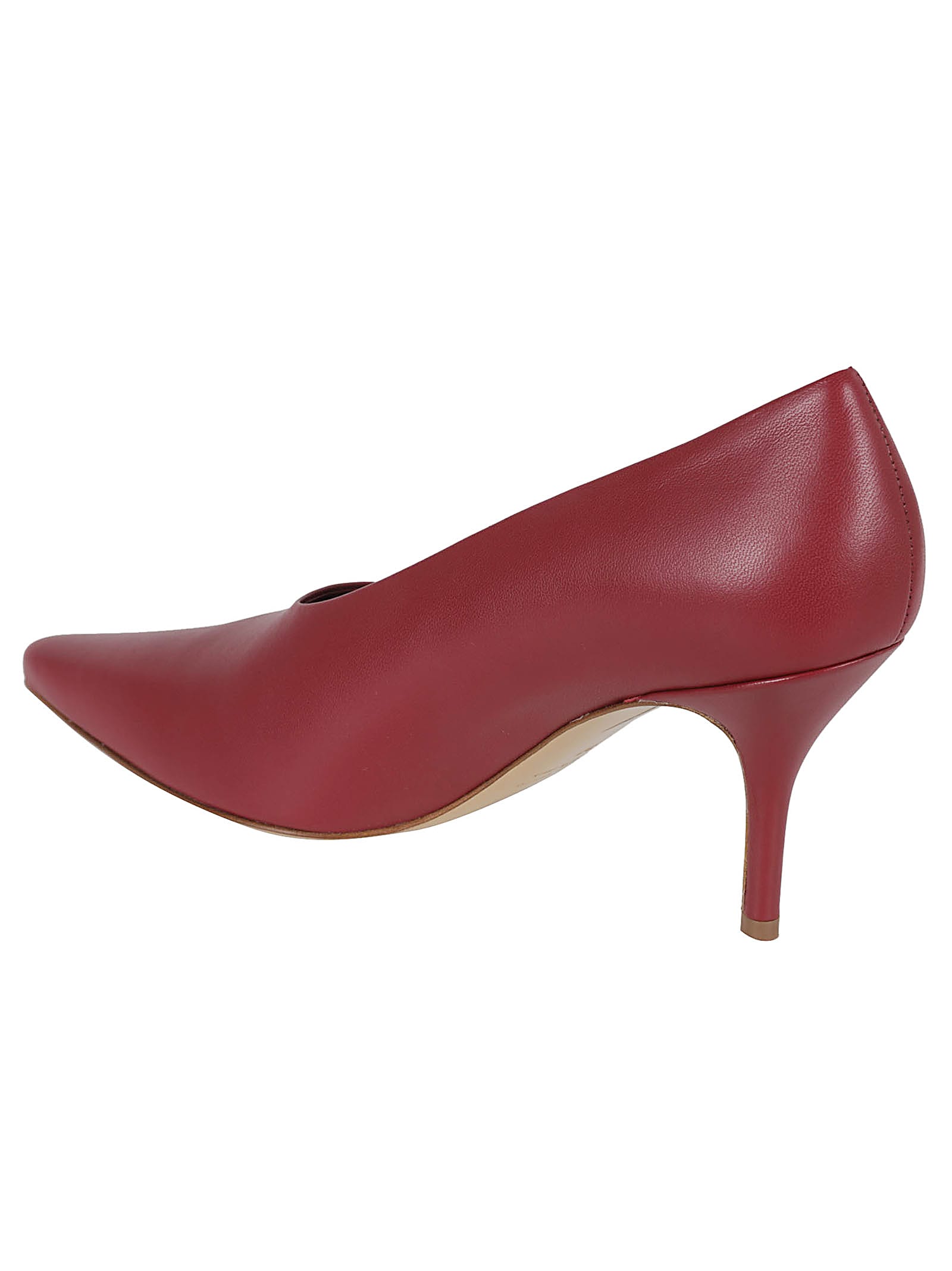 Shop Gia Borghini Harmonia Pumps In Bordeaux