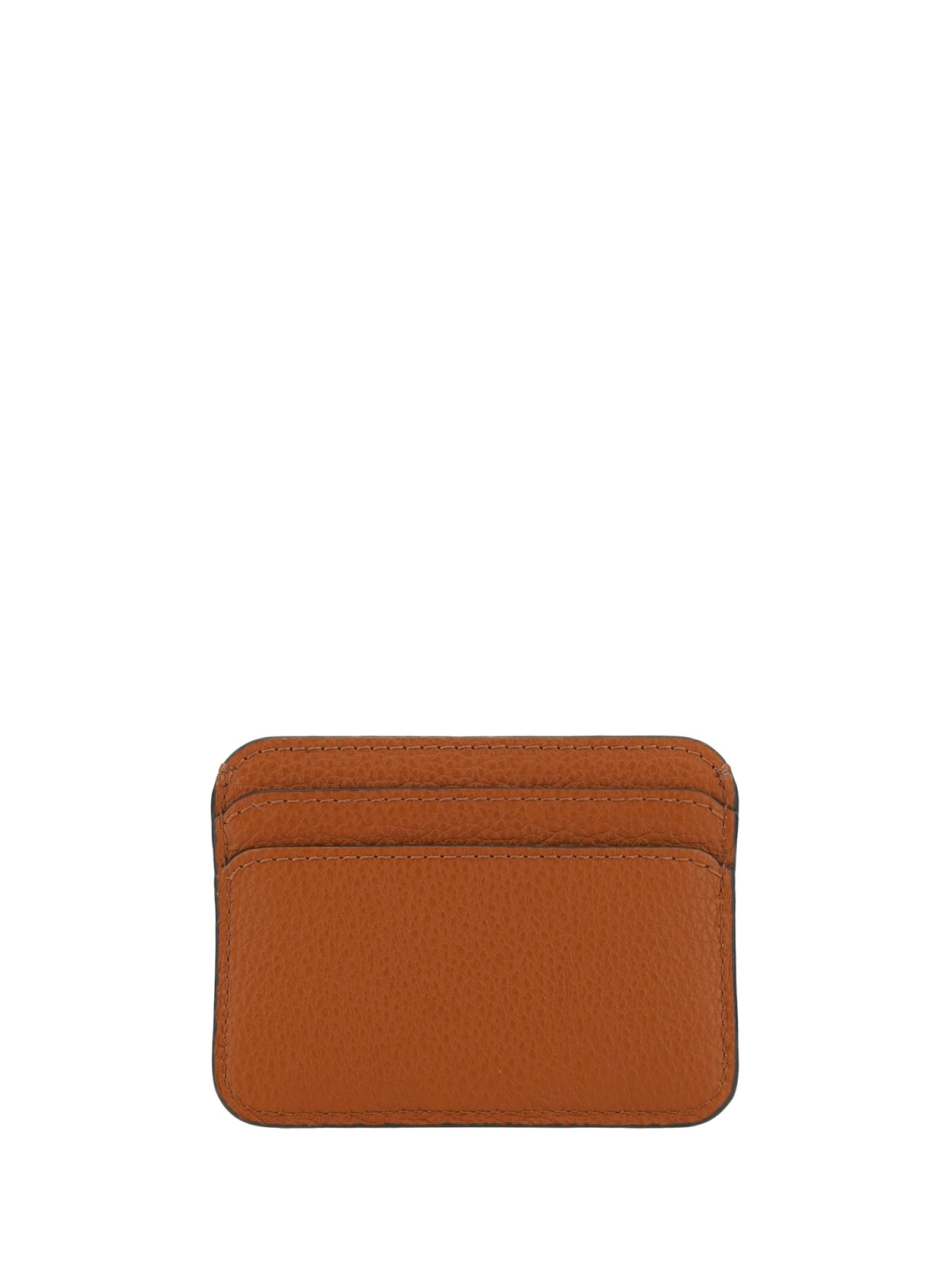 Shop Chloé Marcie Card Holder In Tan