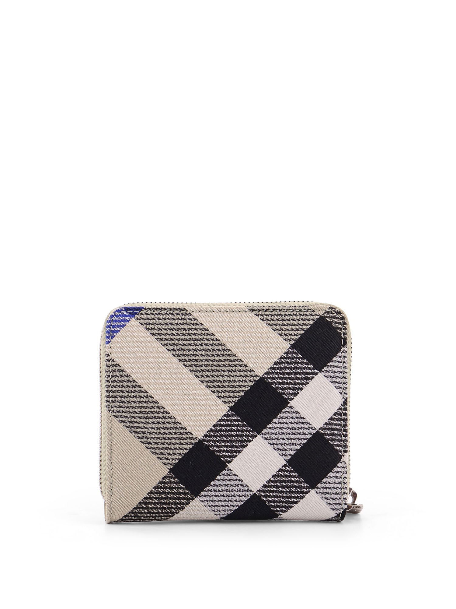 Shop Burberry Zip Wallet Md In Beige