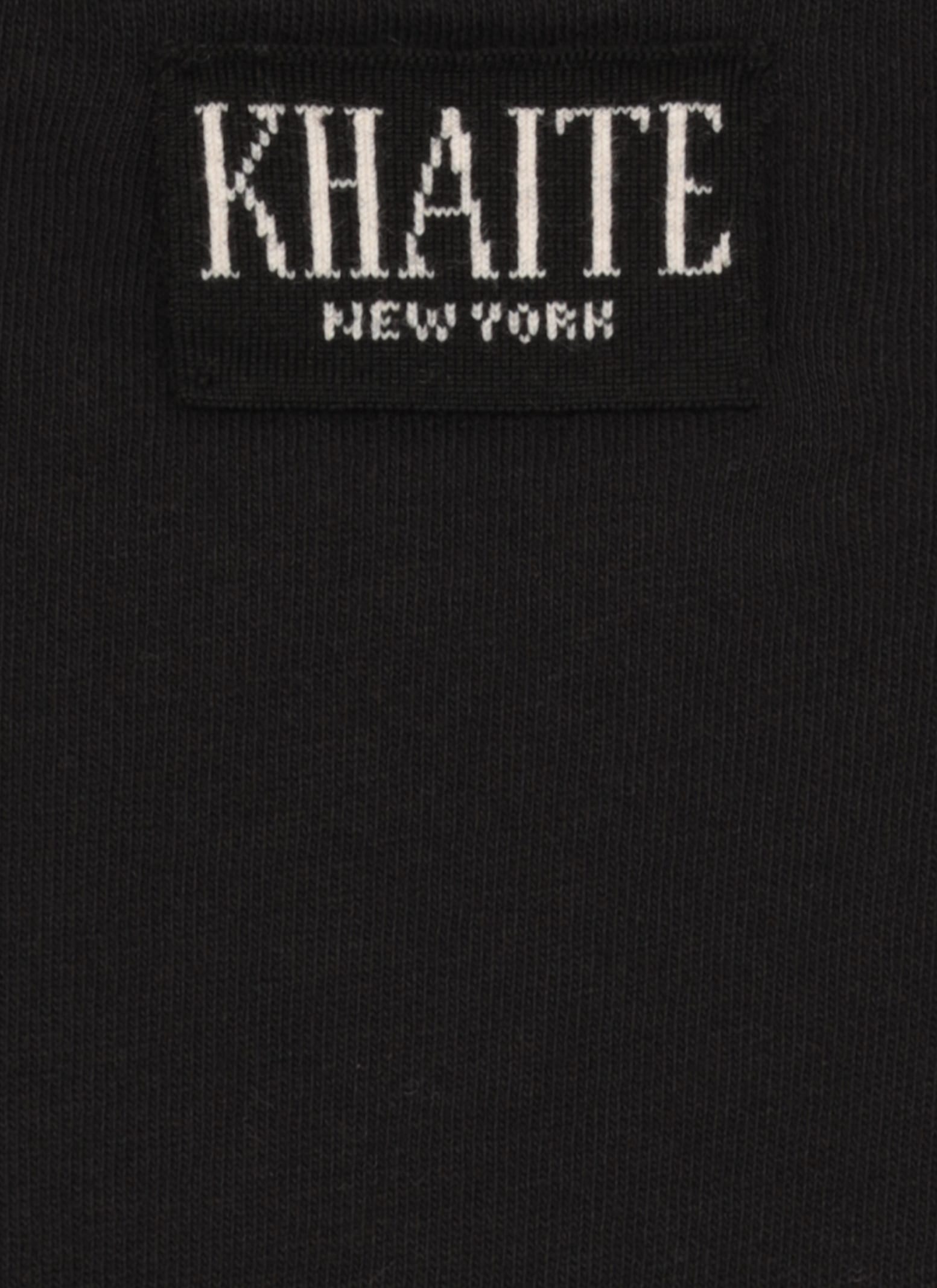 Shop Khaite Mae T-shirt In Black