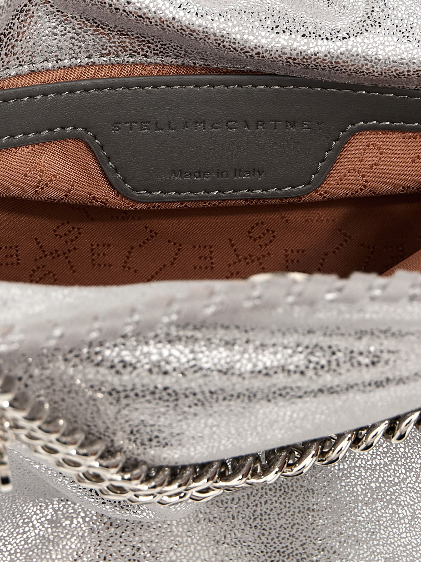 Stella Mccartney Falabella Mini Handbag In Silver