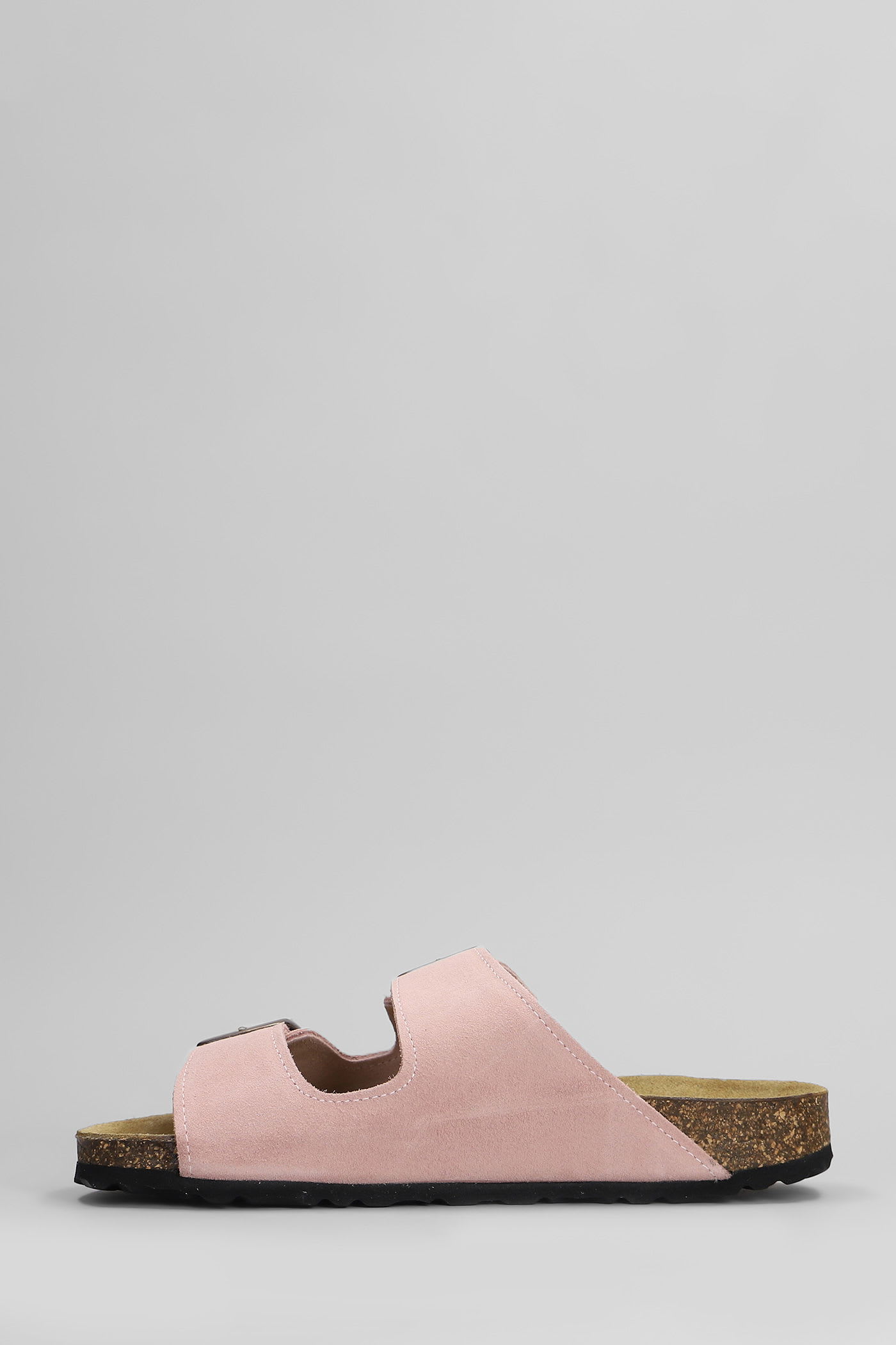 Cubanas Amalia Flats In Rose-pink Suede