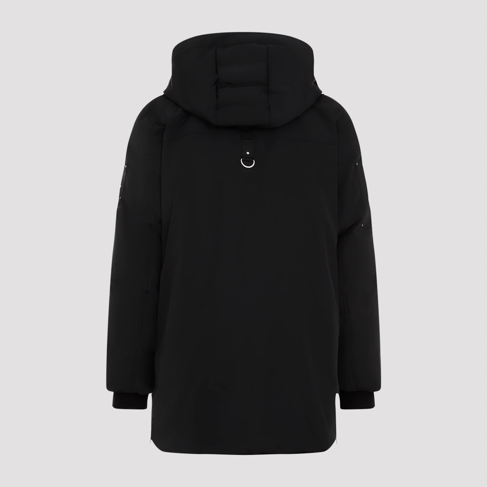 Shop Moose Knuckles Granite Peak Parka In Black