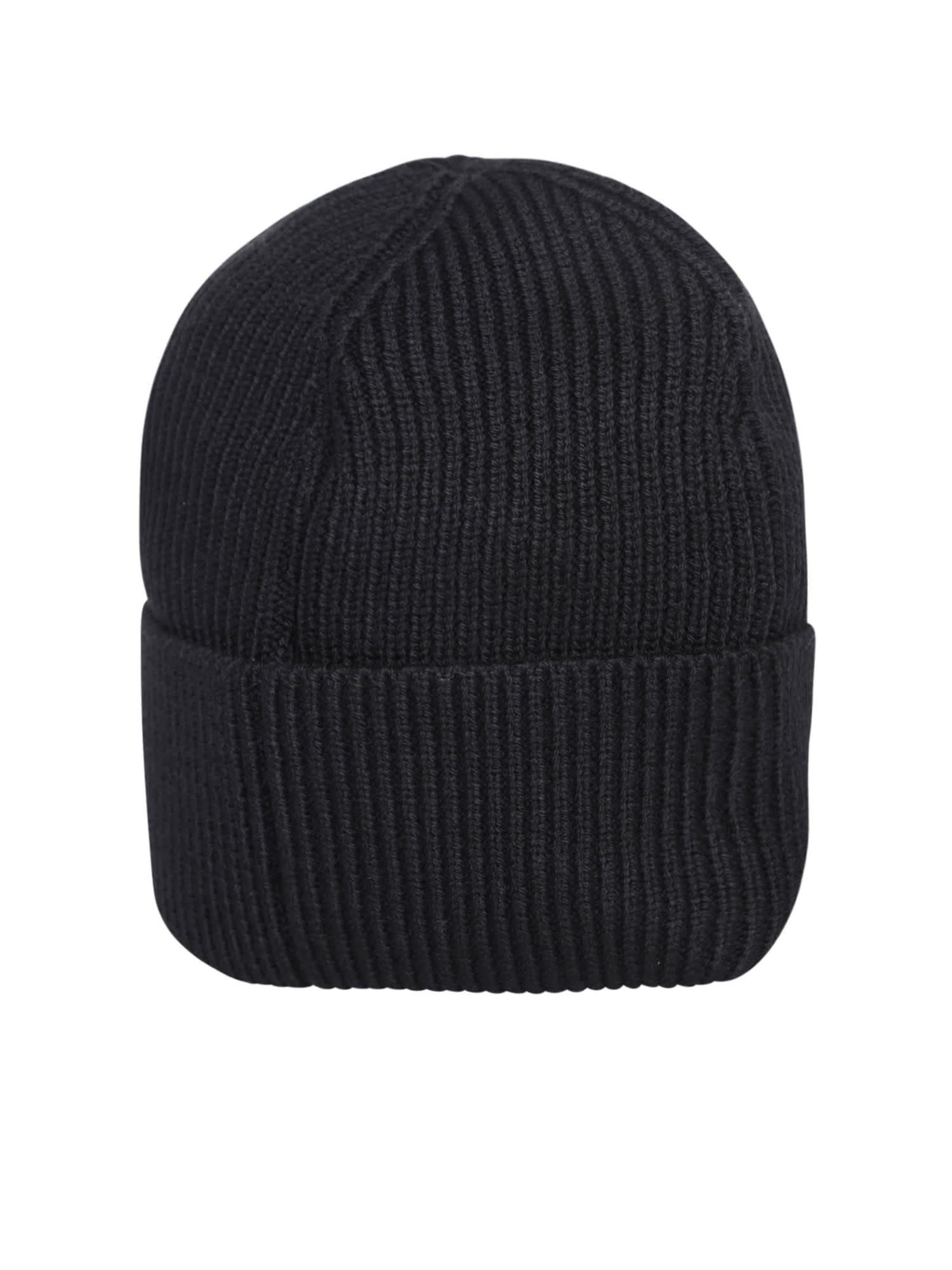 Shop Palm Angels Logo Black Beanie