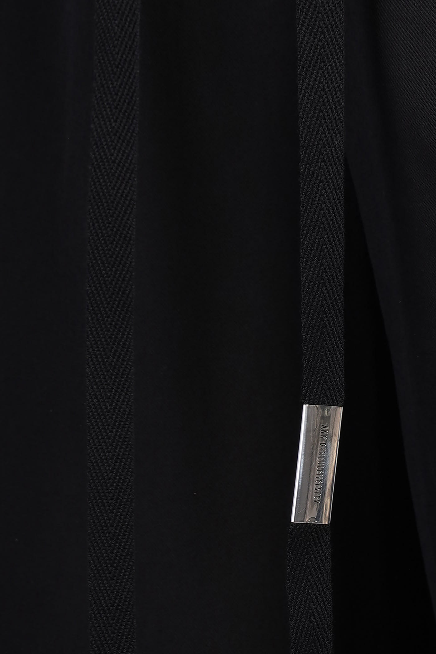 Ann Demeulemeester Ibert Pants In Black Wool And Polyester In Black