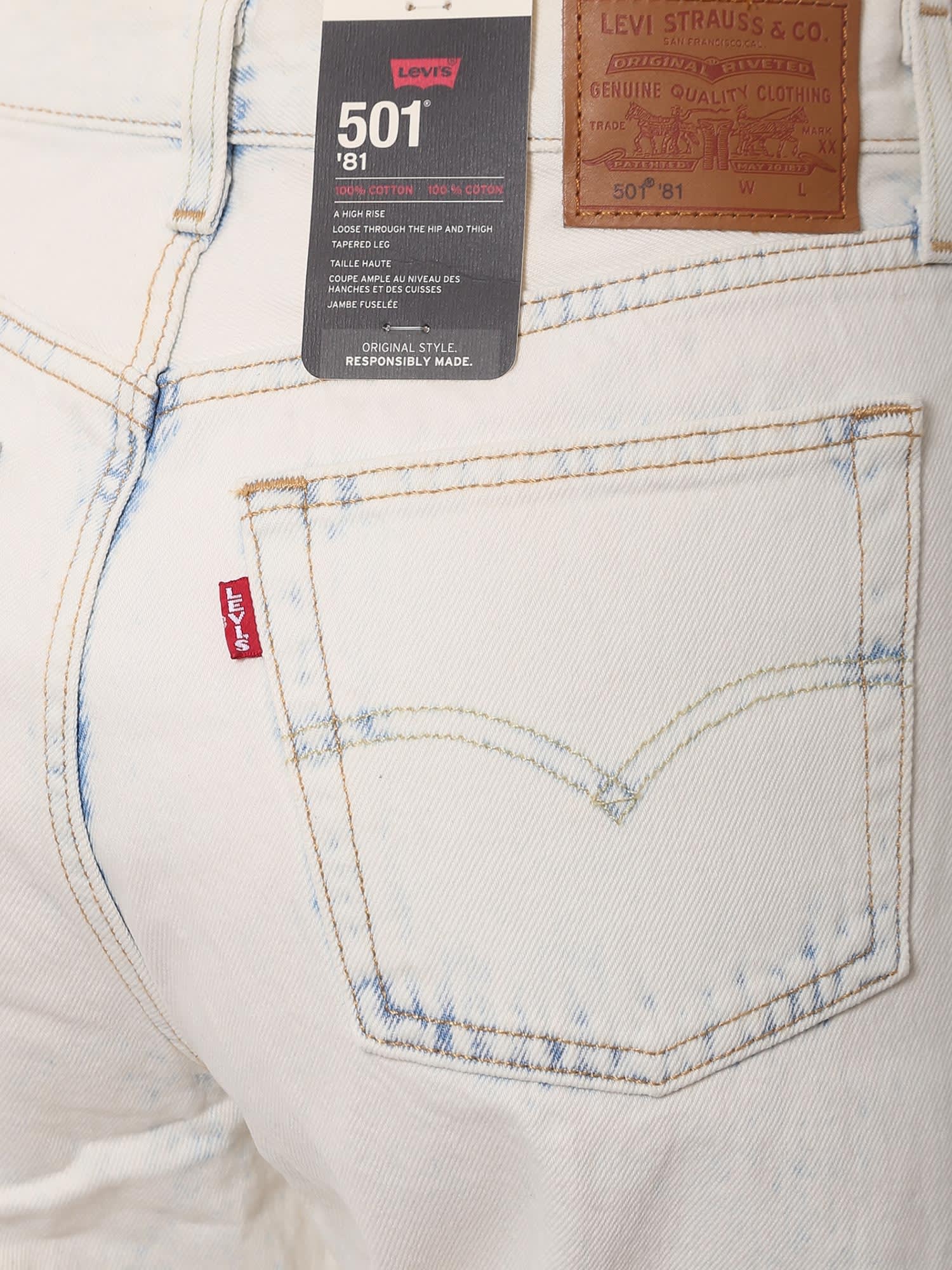 Shop Levi's 501 81 Jeans In White