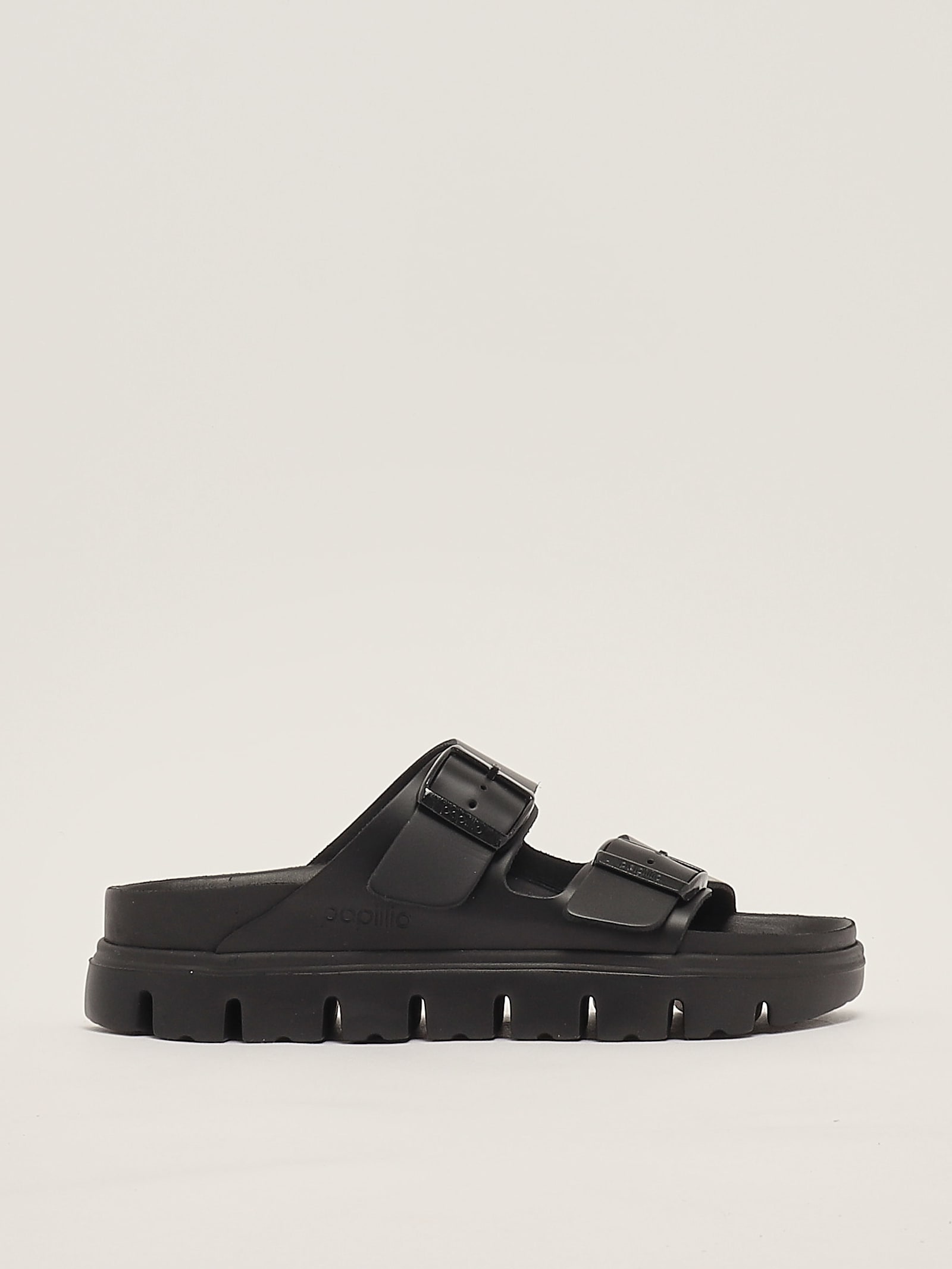Birkenstock Arizona Chunky Exquisite Black Sandal In Black