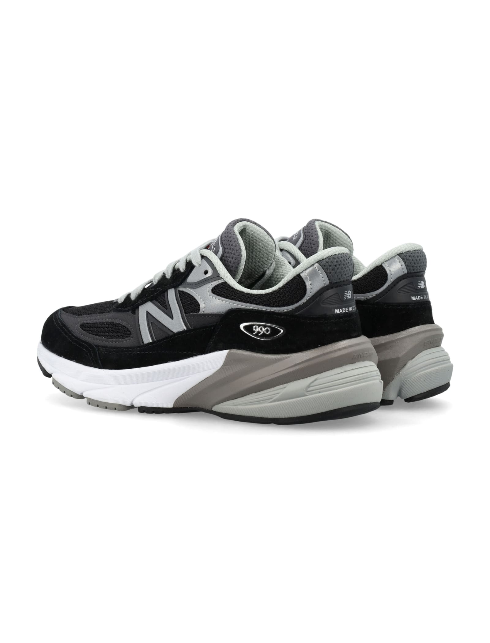 Shop New Balance 990 V6 Sneakers In Black