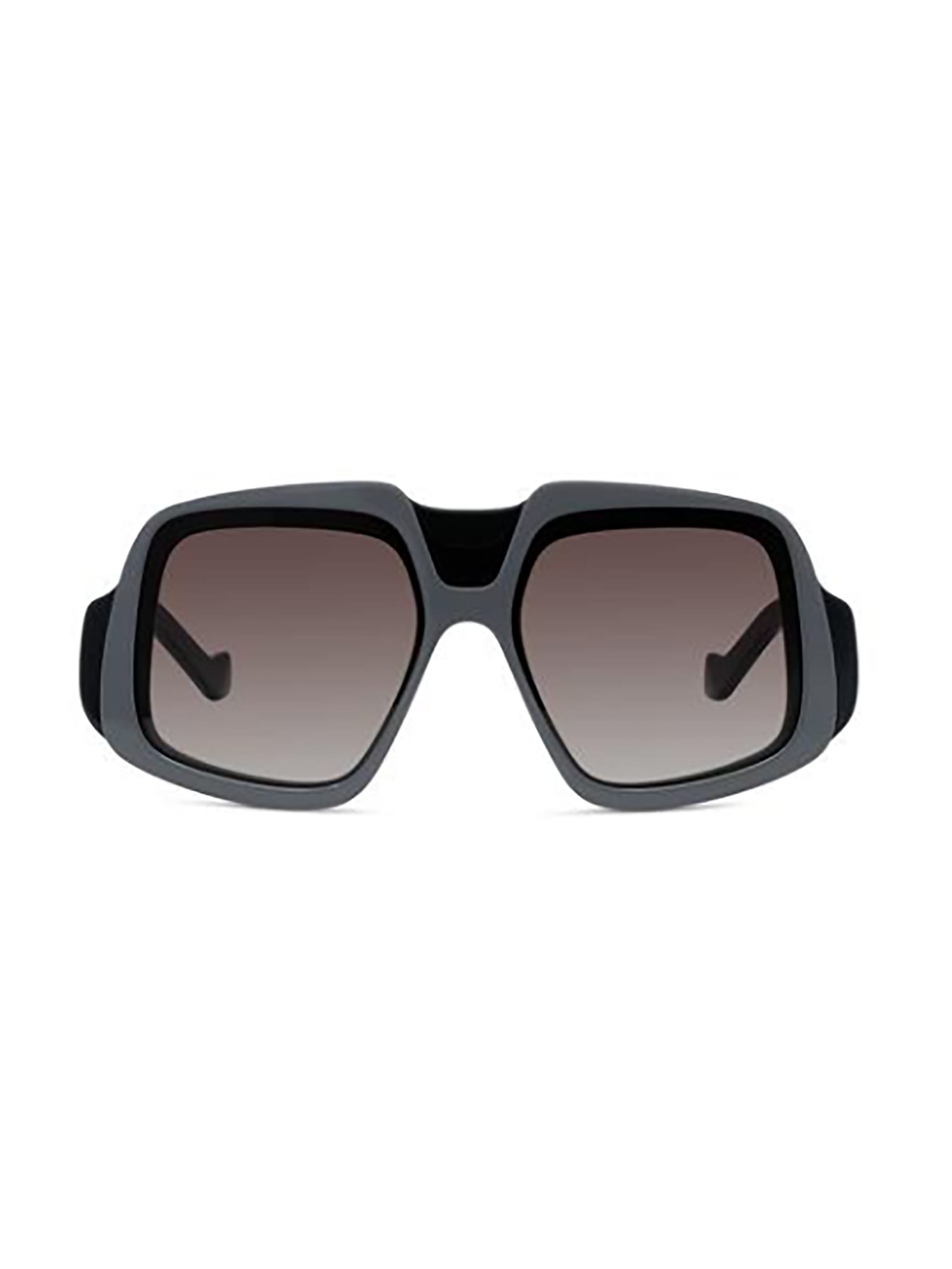 Loewe Anagram 61mm Gradient Geometric Sunglasses In Black
