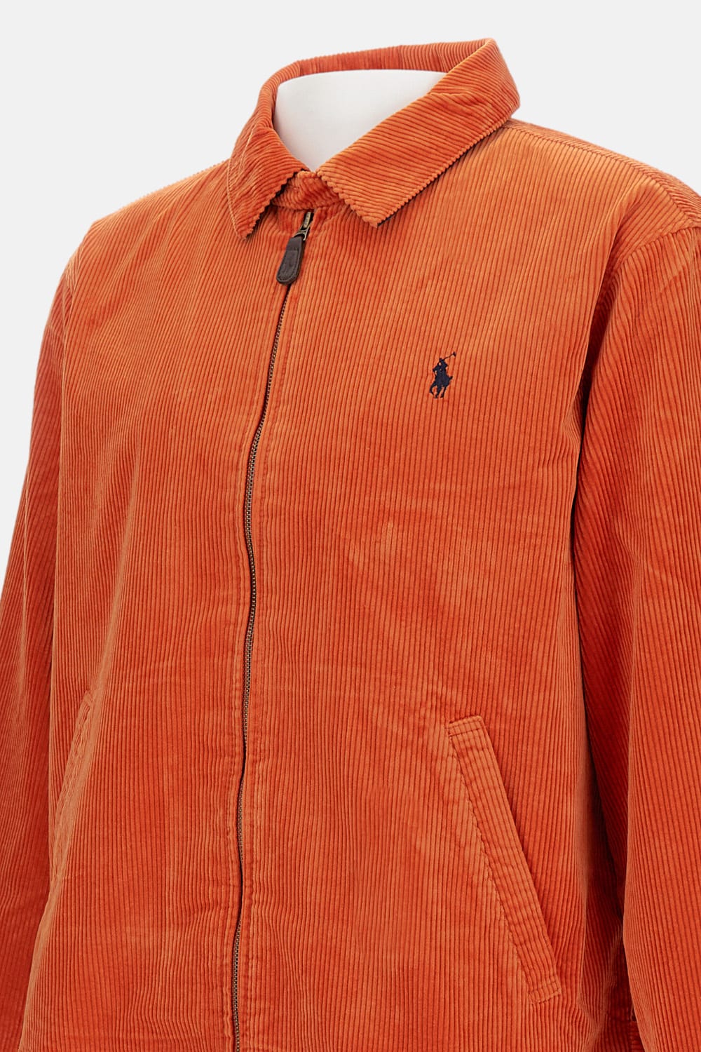 Polo Ralph Lauren Cotton Corduroy Wynton Jacket In Orange
