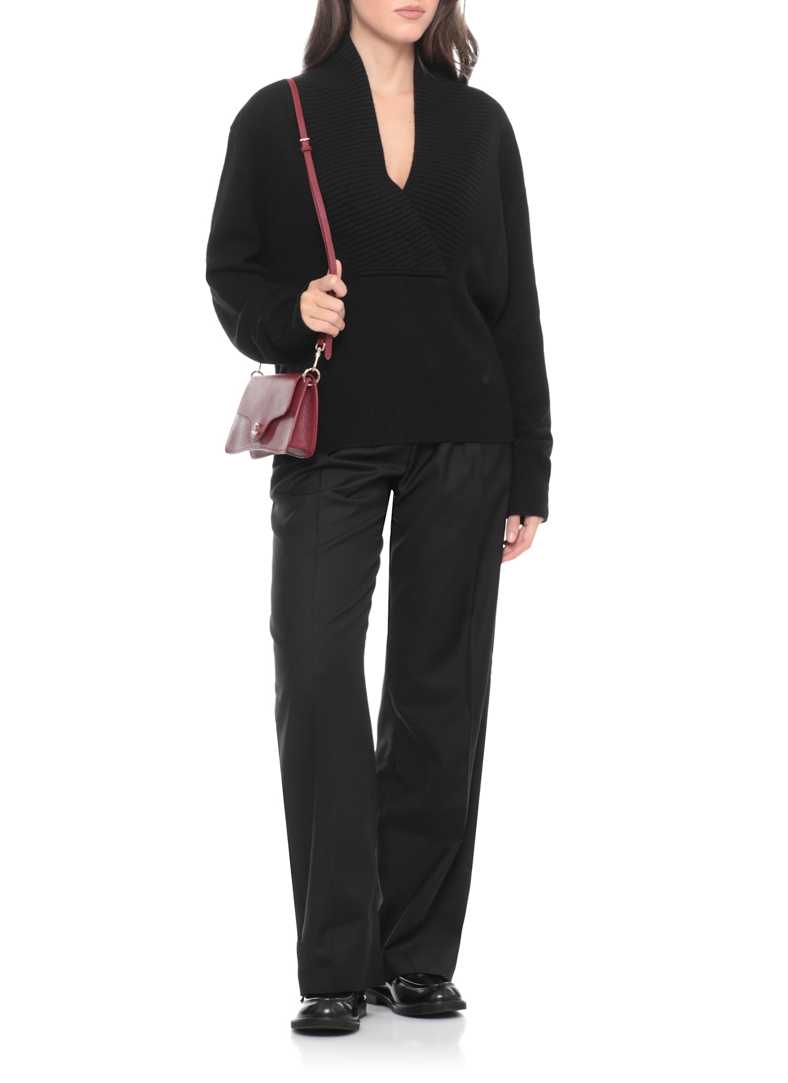 Loulou Studio Makela Sweater In Black