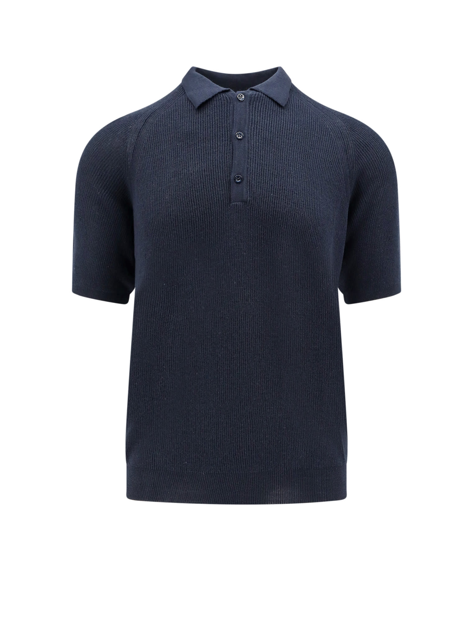 Shop Laneus Polo Shirt In Blue