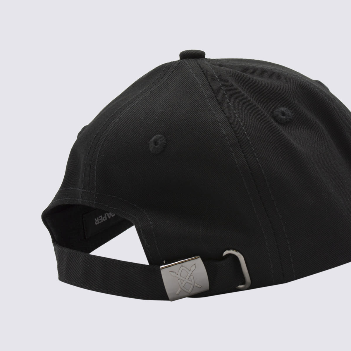 Shop Daily Paper Black And White Cotton Baseball Cap